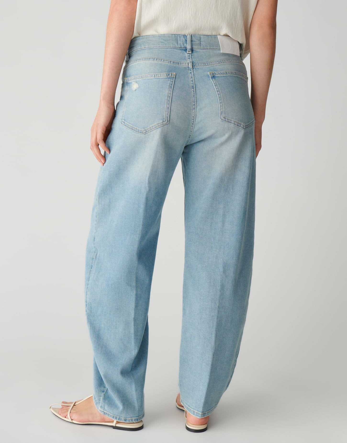 Opus Pants Damen Jeans  Light Blu