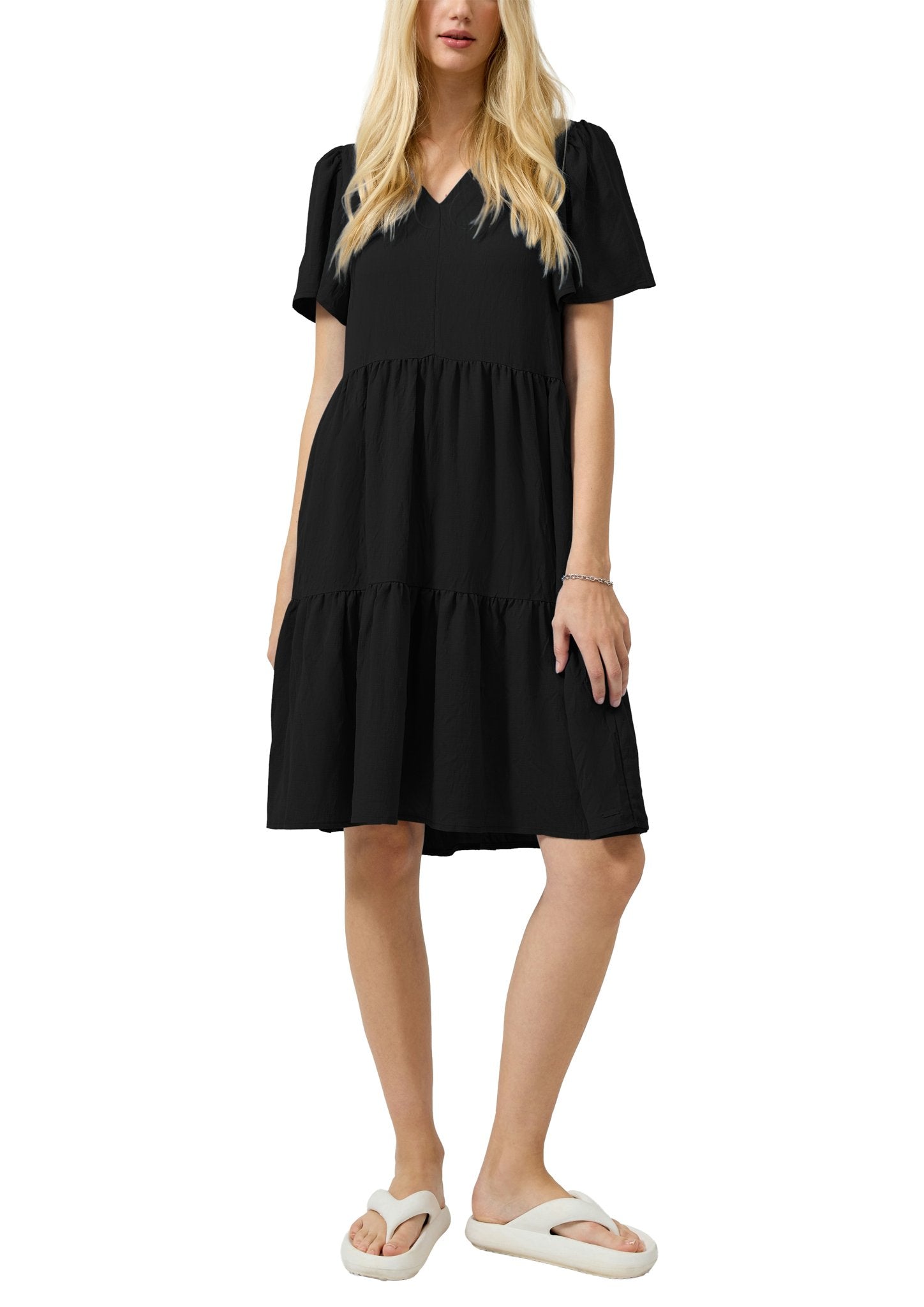 QS by S.Oliver Damen Kleider Grey/Black