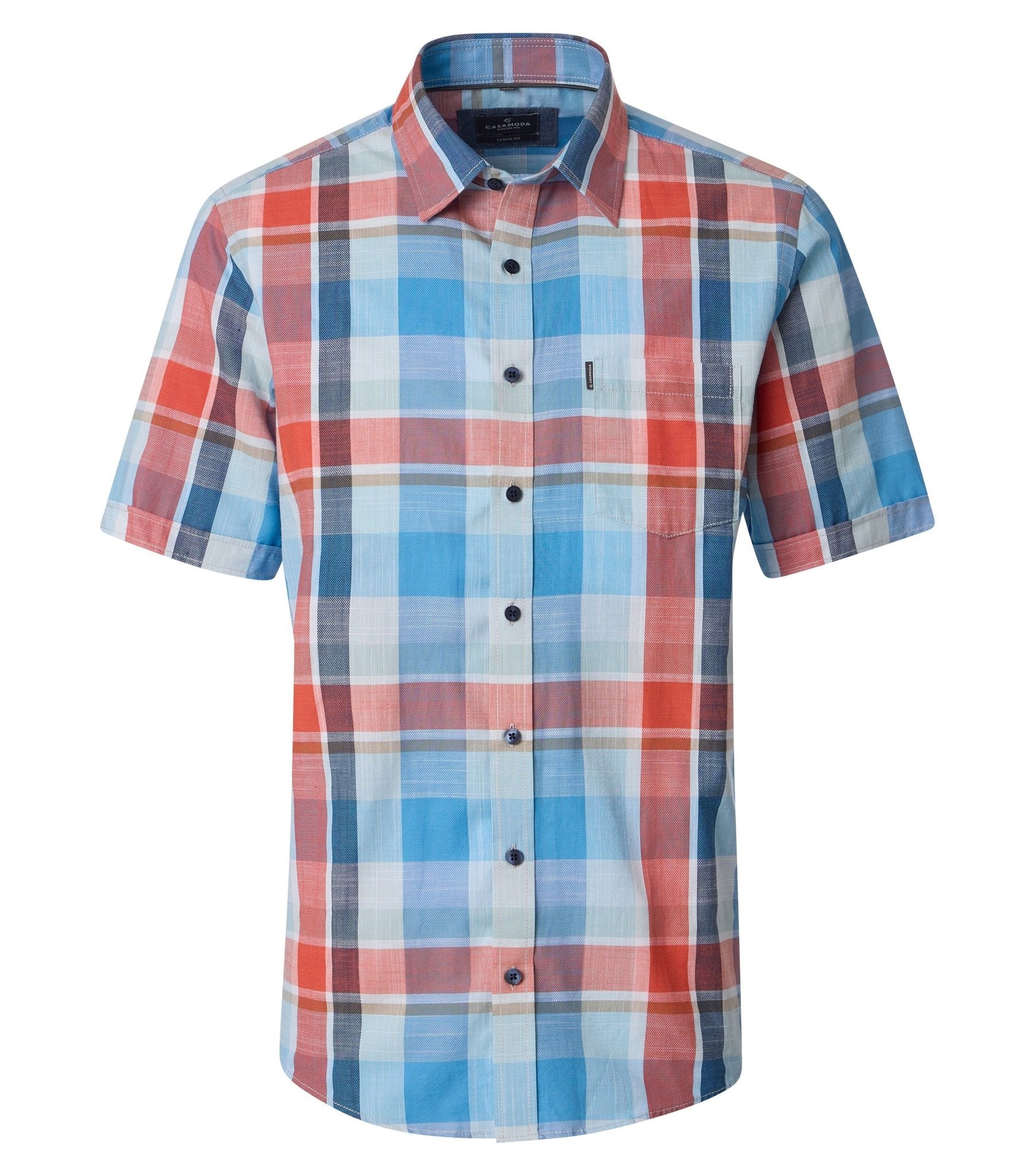 Casa Moda Herren Hemden kurz  Tuerkis
