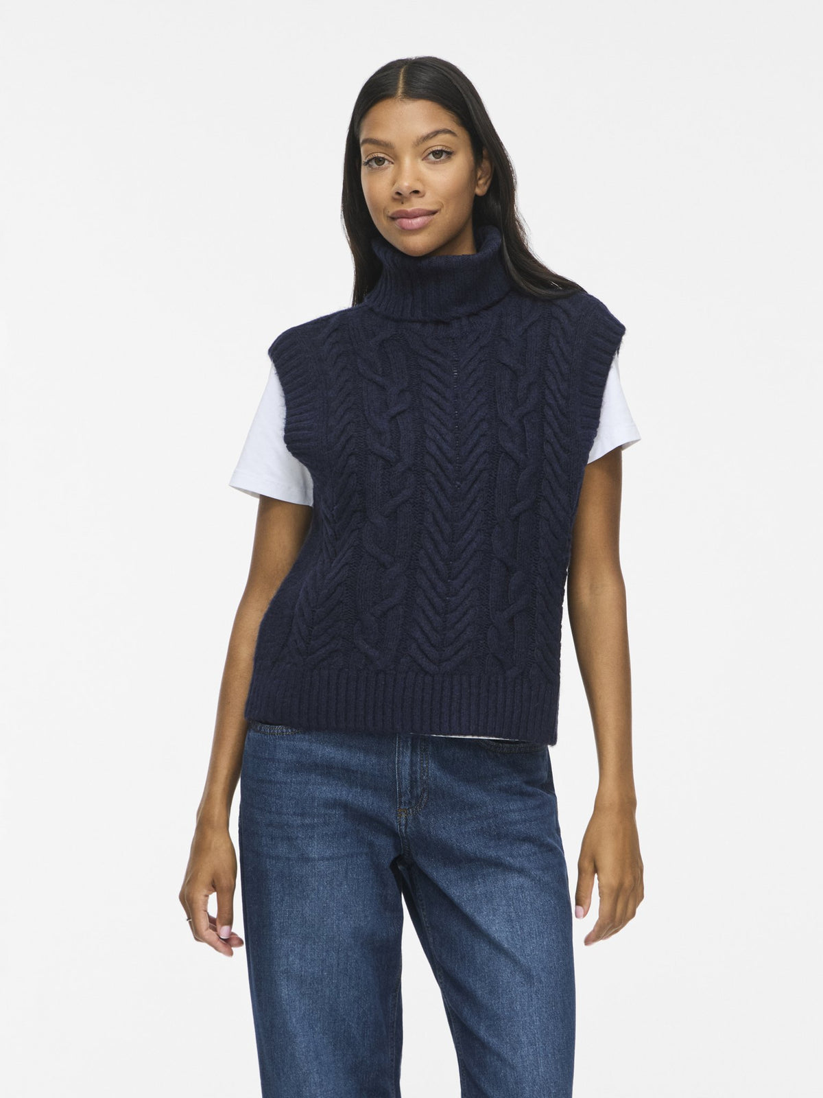 Vila Damen Indoorwesten Navy Blazer