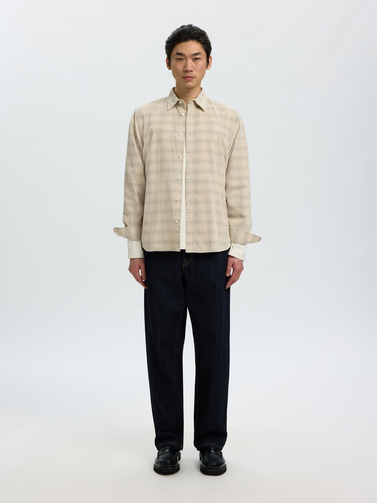 Selected homme Herren Hemden Oatme