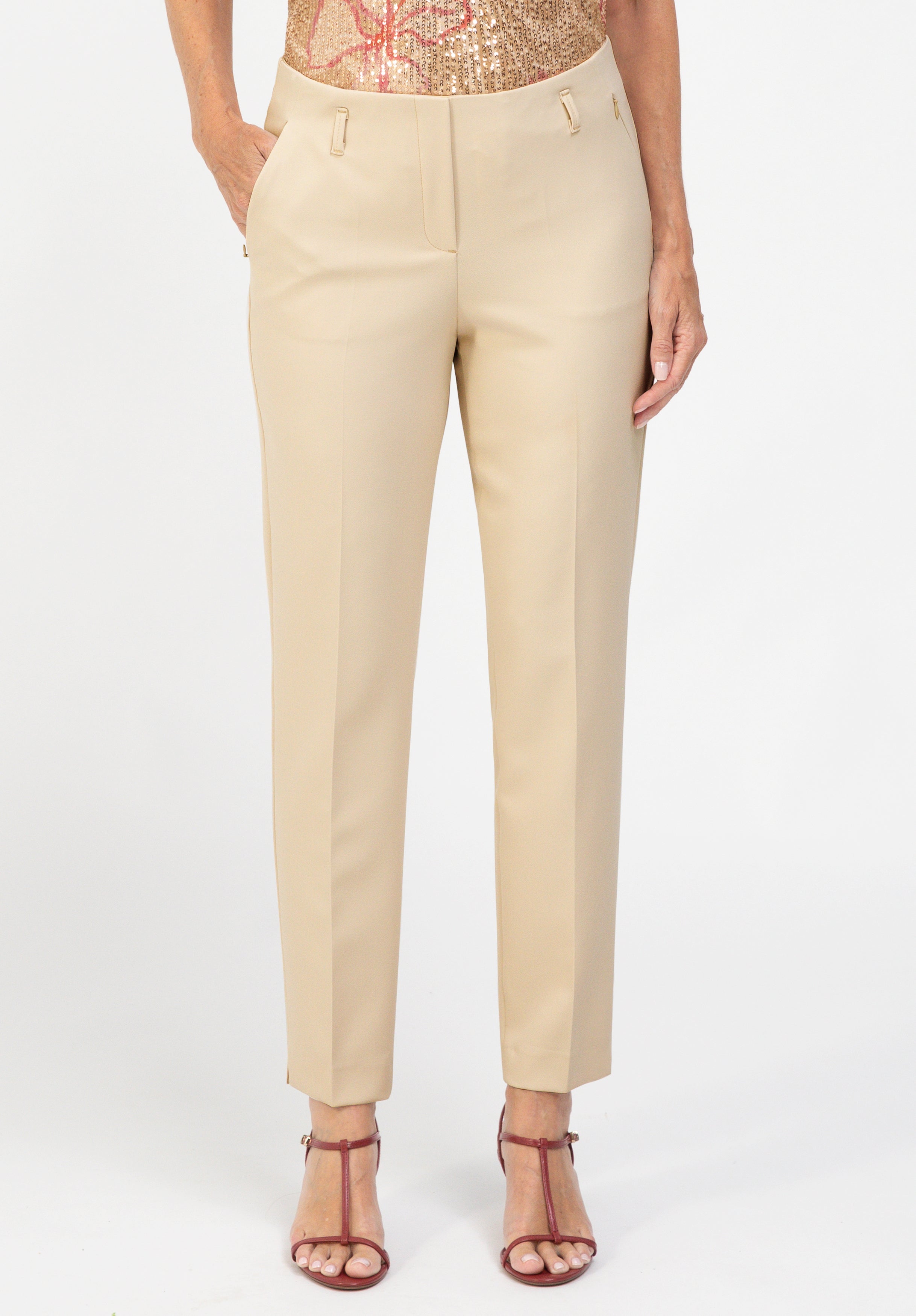Bianca Damen Hosen Oatmilk