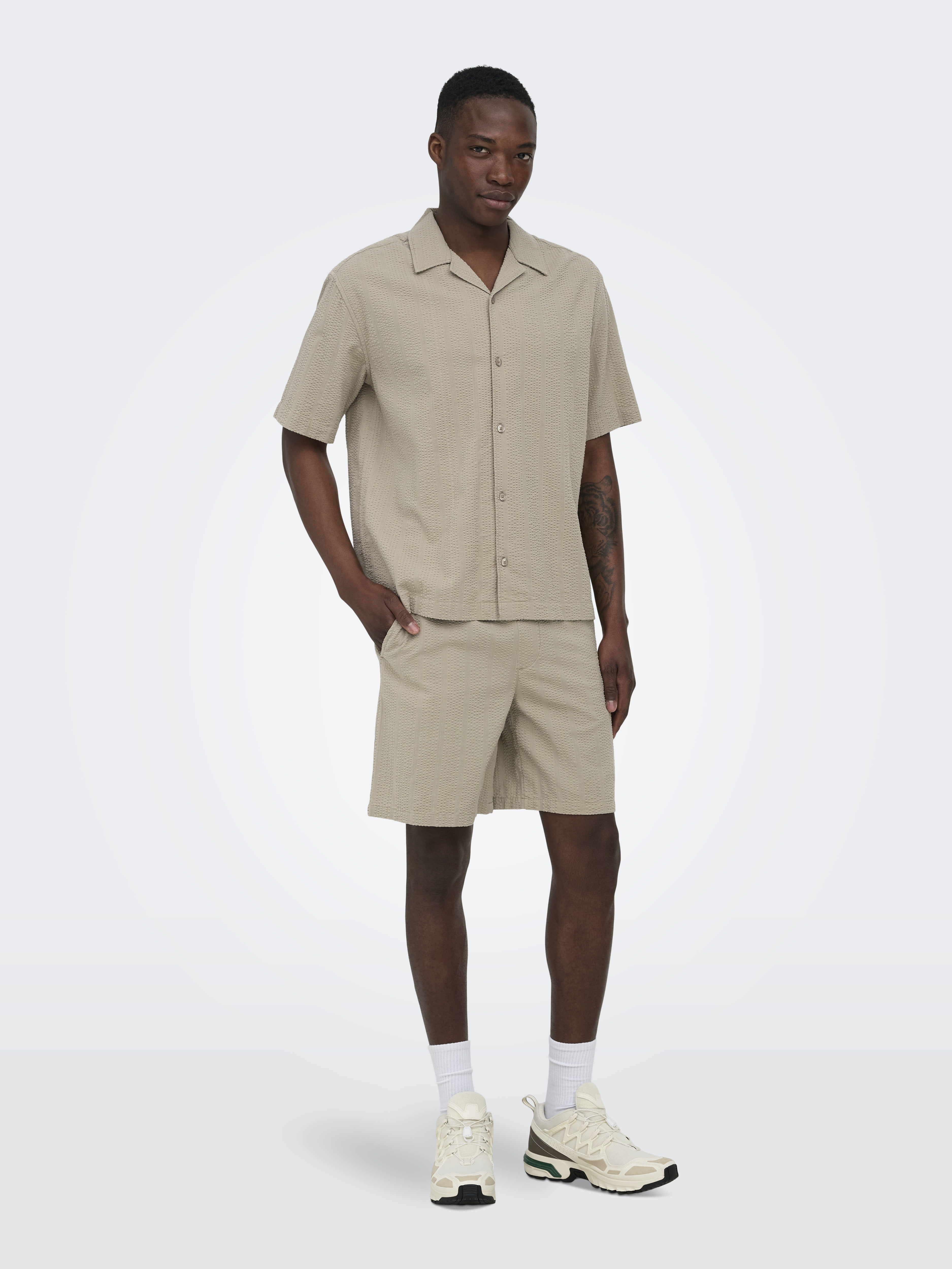 Only & Sons Herren Shorts Crockery