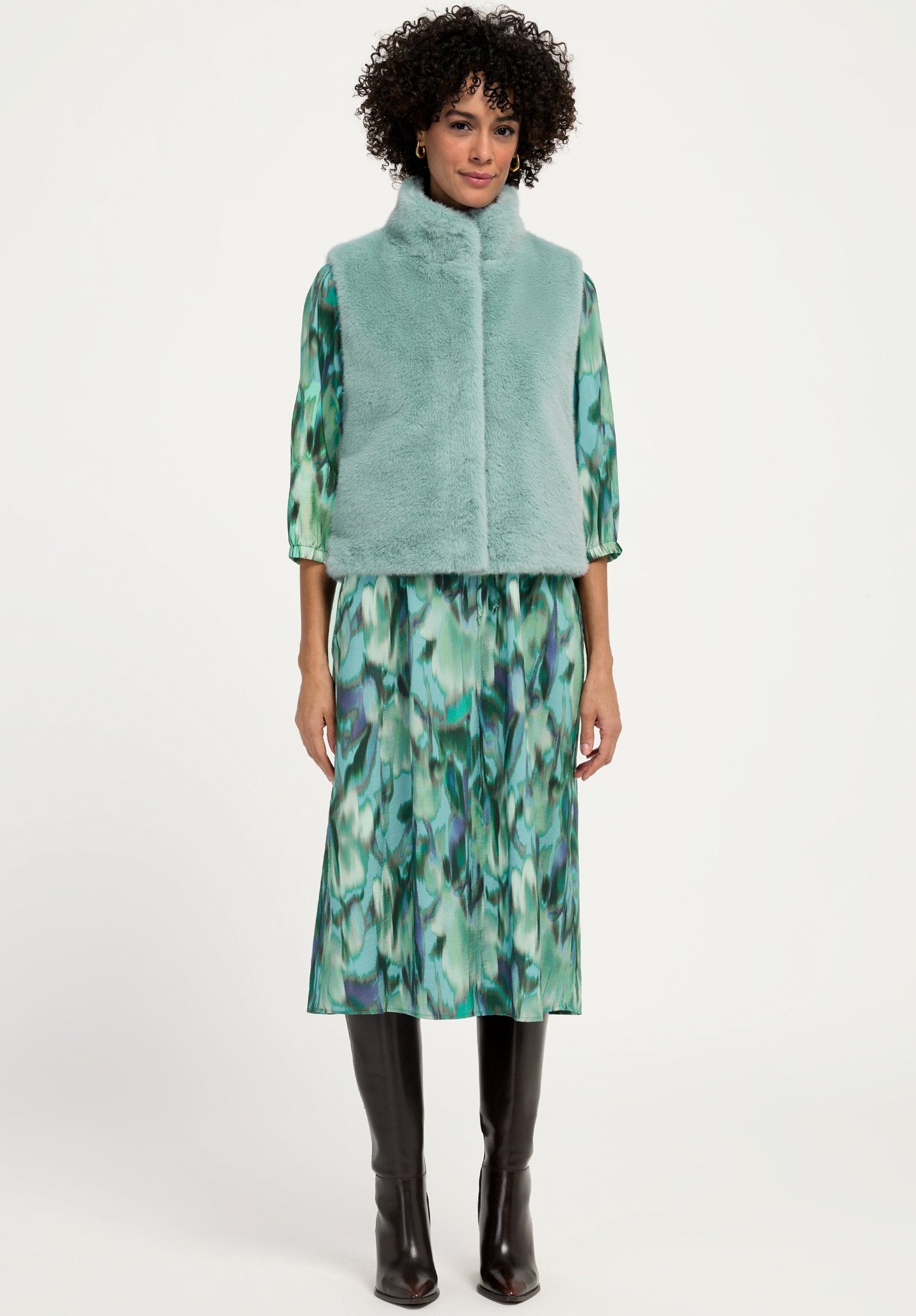 Bianca Damen Kleider Blue Mix