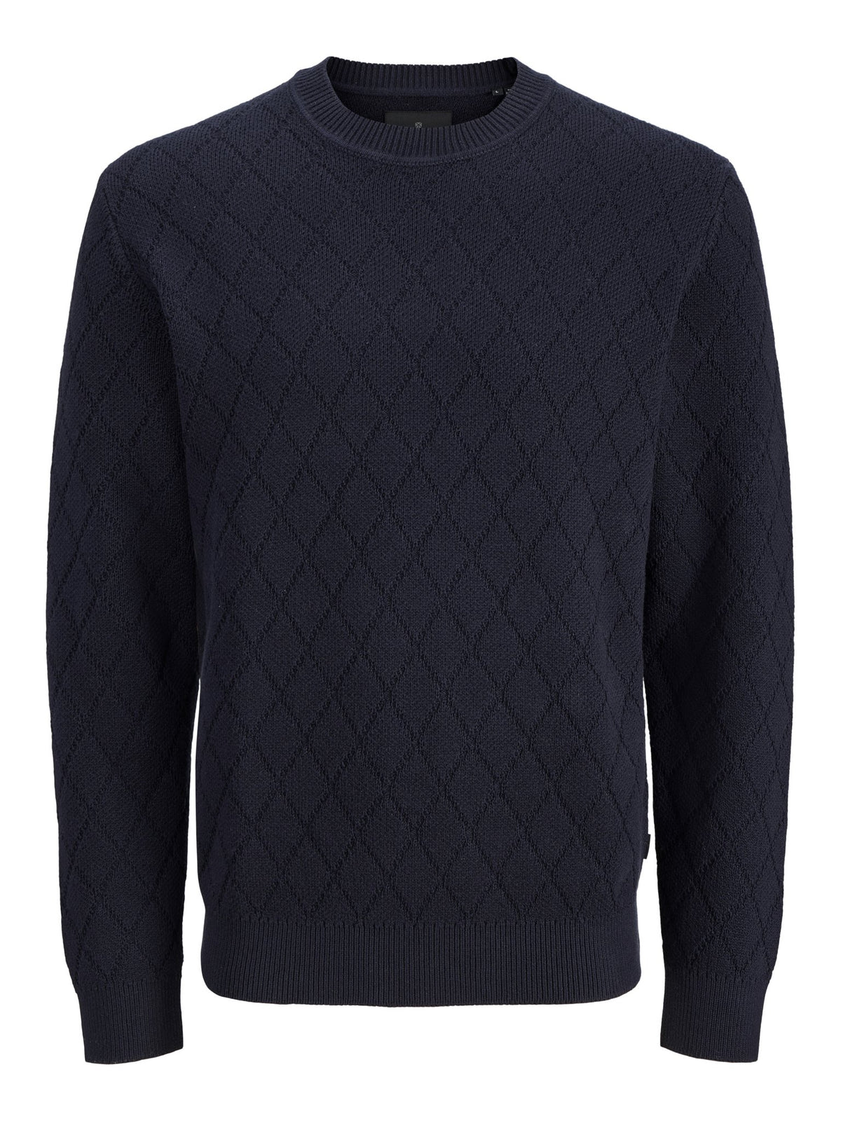 Jack & Jones Herren Pullover Night Sky/Argyl