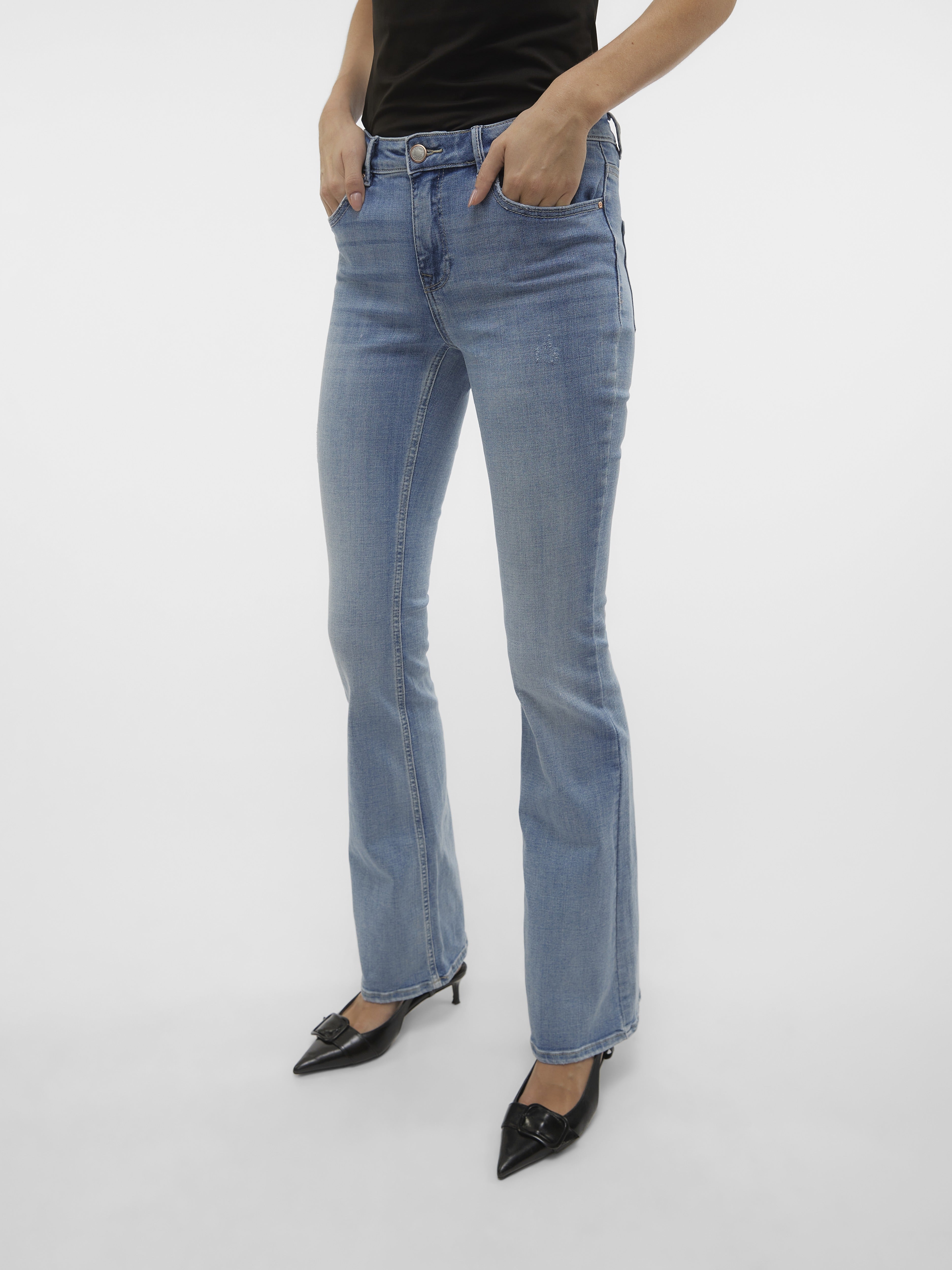 Vero Moda Damen Jeans Light Blue Deni