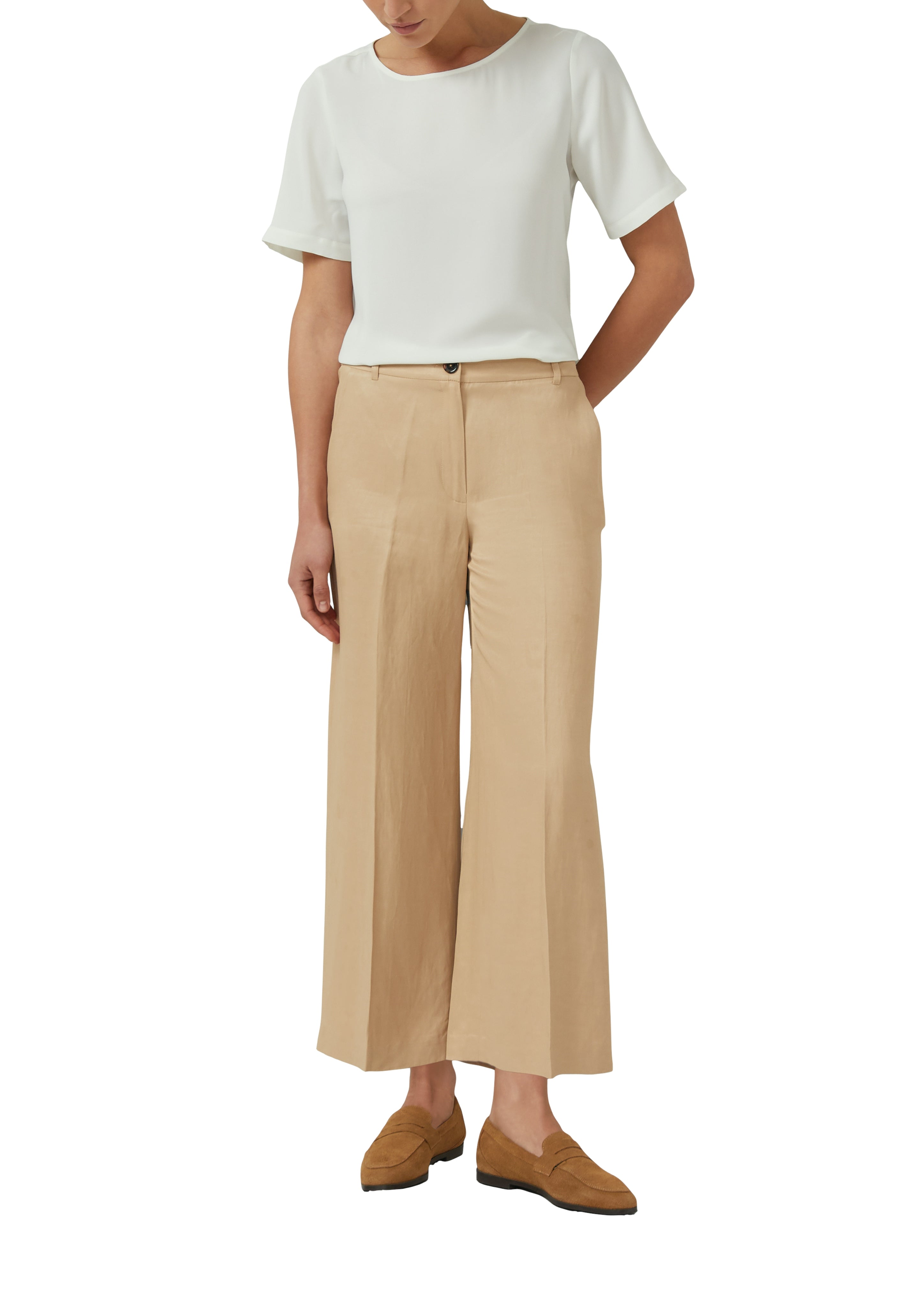 S. Oliver black Damen Hosen Brown