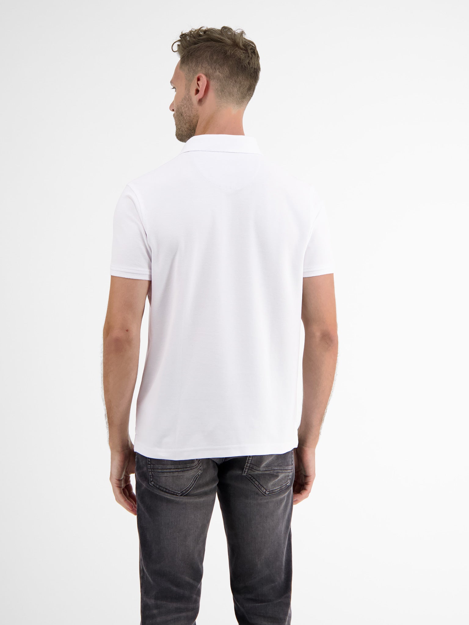Lerros Herren Polo-Shirts White