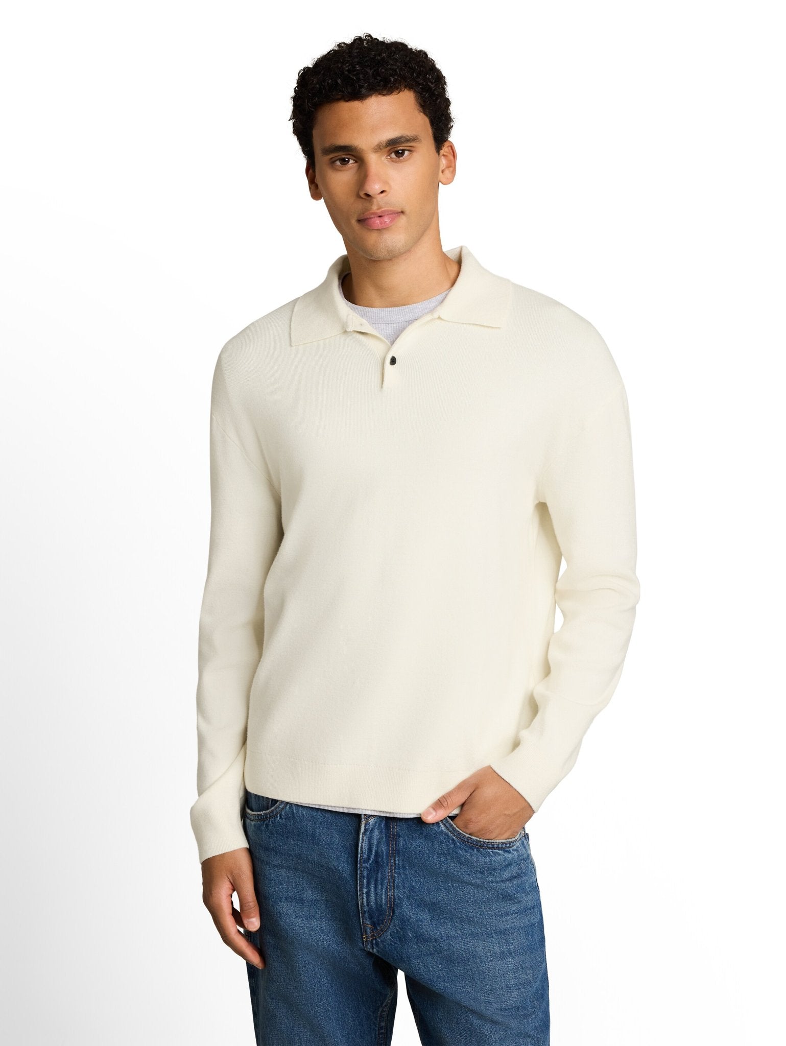 Tom Tailor denim Herren Pullover Gardenia White