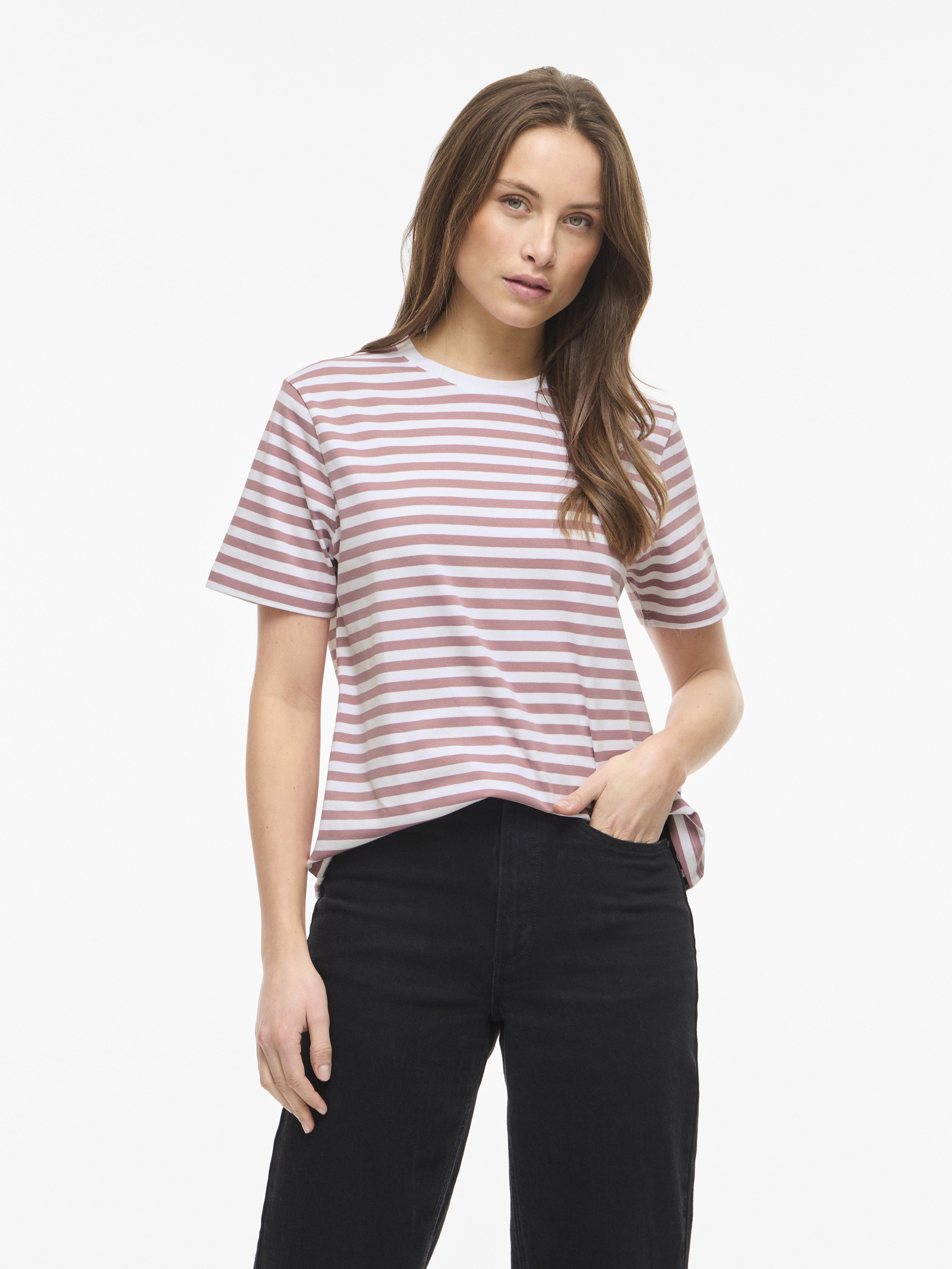 Vila Damen T-Shirts Nostalgia Rose/