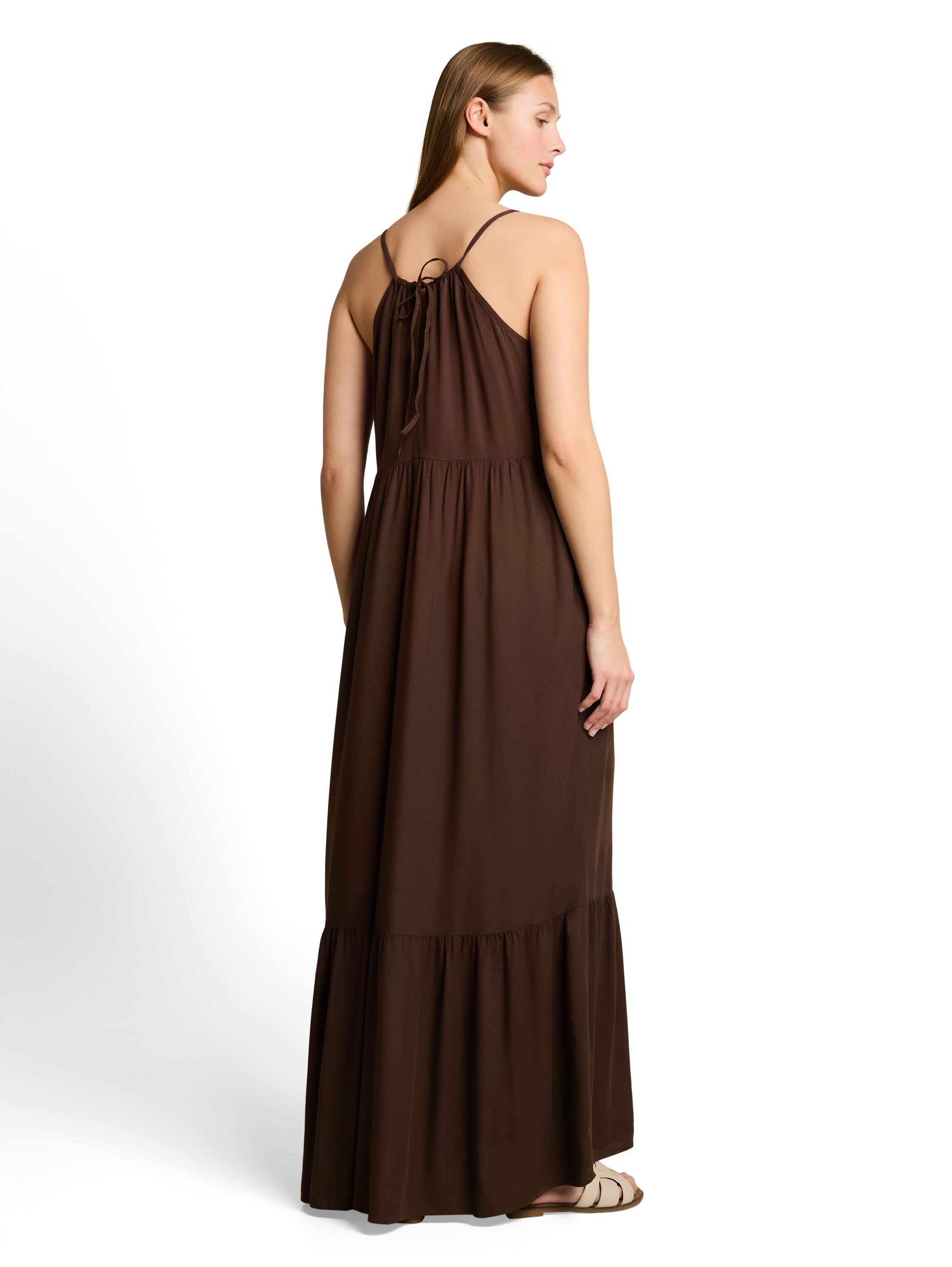Tom Tailor denim Damen Kleider Cool Dark Brown