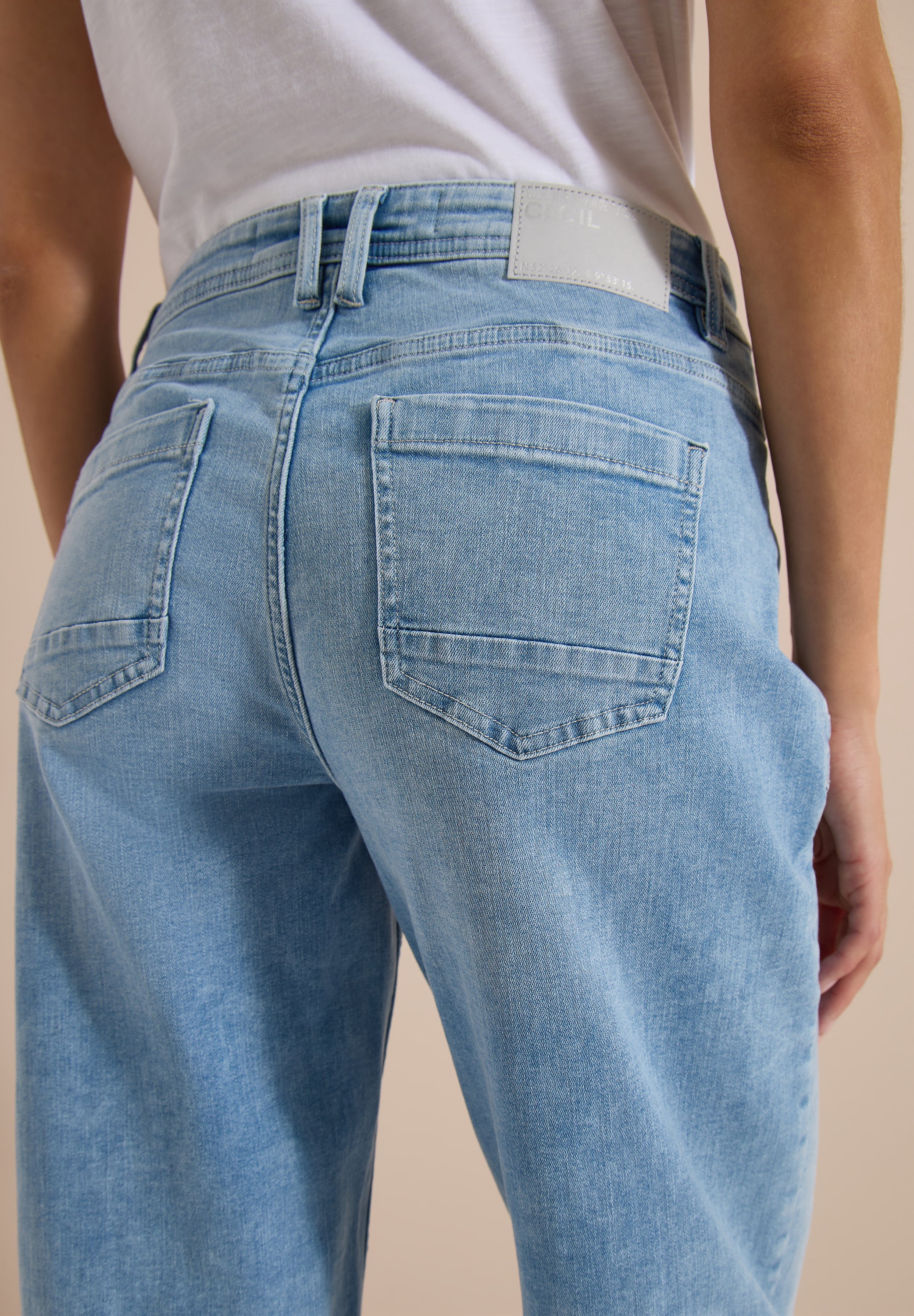 Cecil Damen Hosen  Light Blu