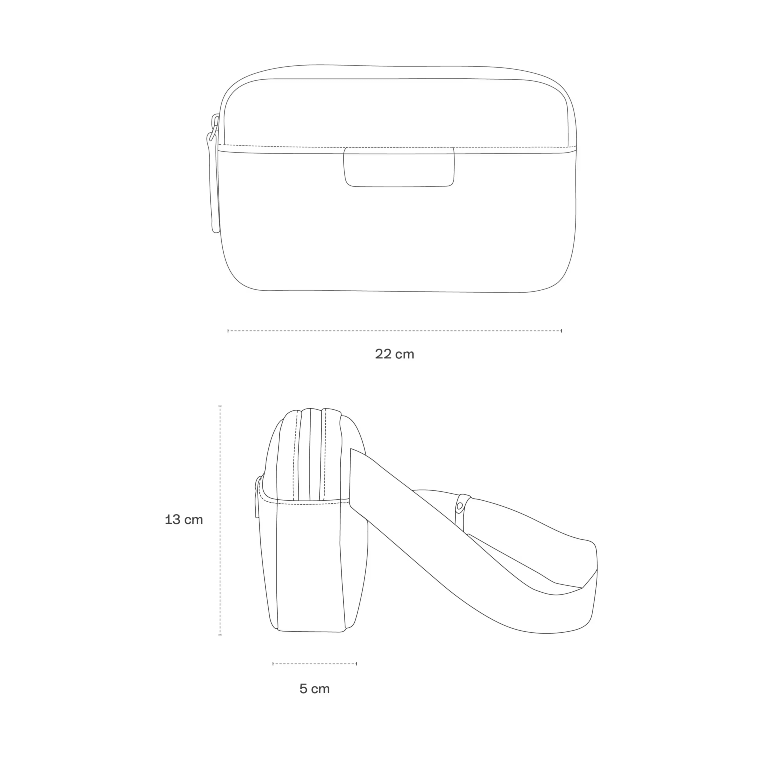 Kapten & Son Handtasche Bergen Crossbody Muted Clay