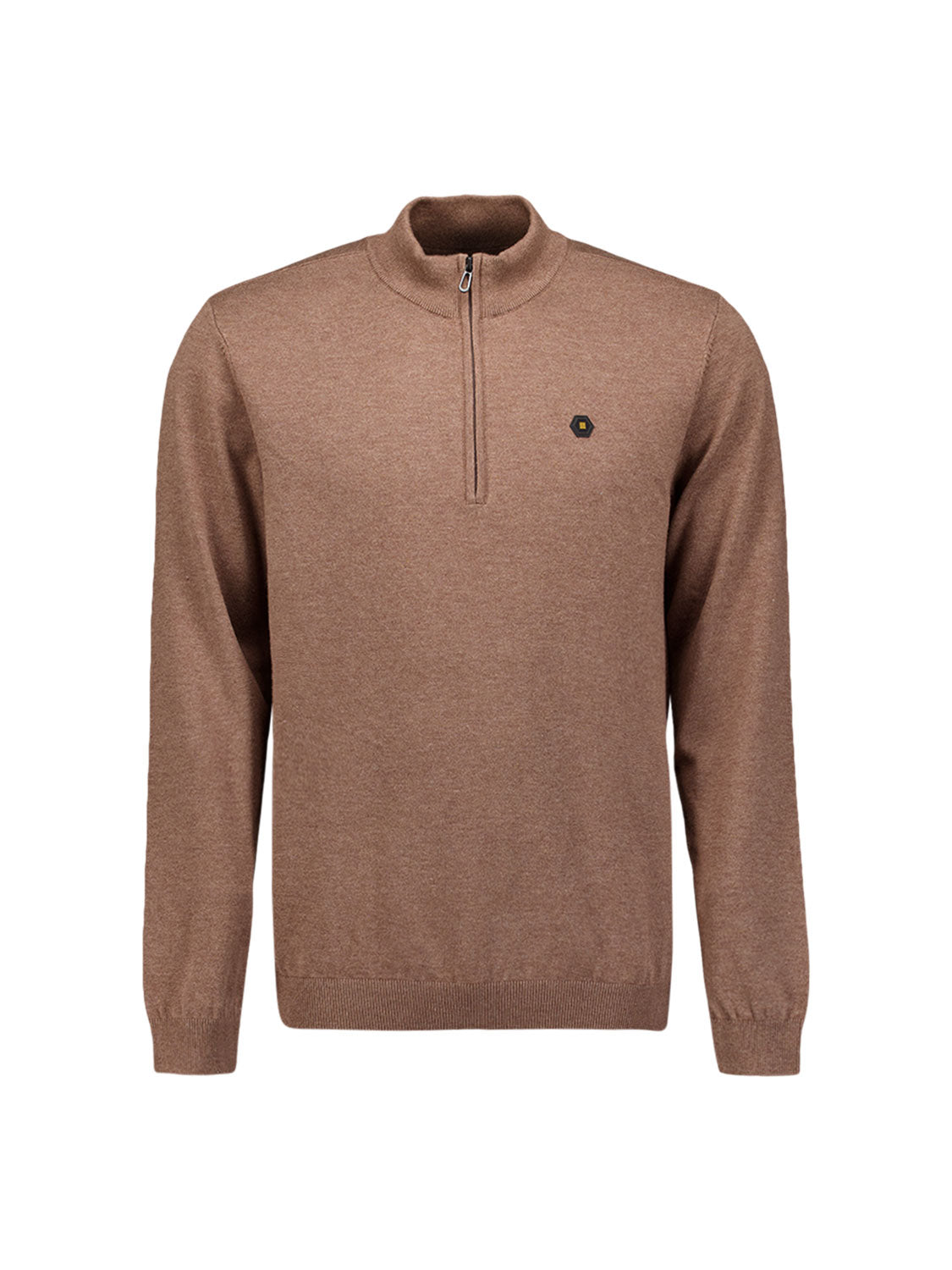 No Excess Herren Pullover Light Brown