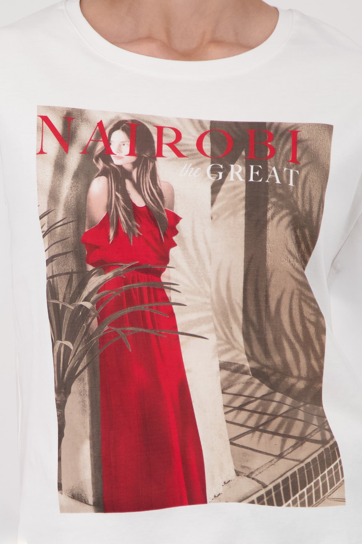 Monari Damen T-Shirts Cream