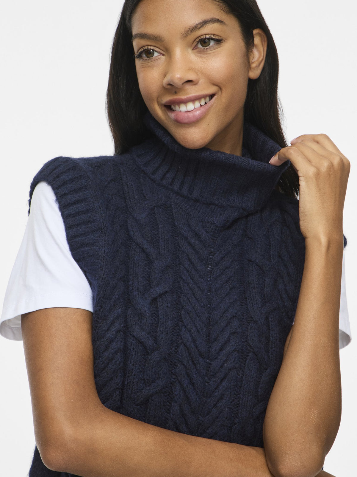 Vila Damen Indoorwesten Navy Blazer