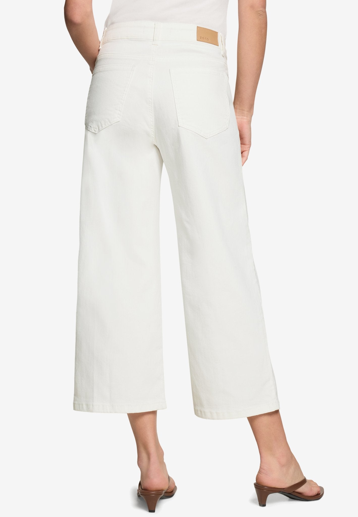 Zero Damen Jeans Cream Denim