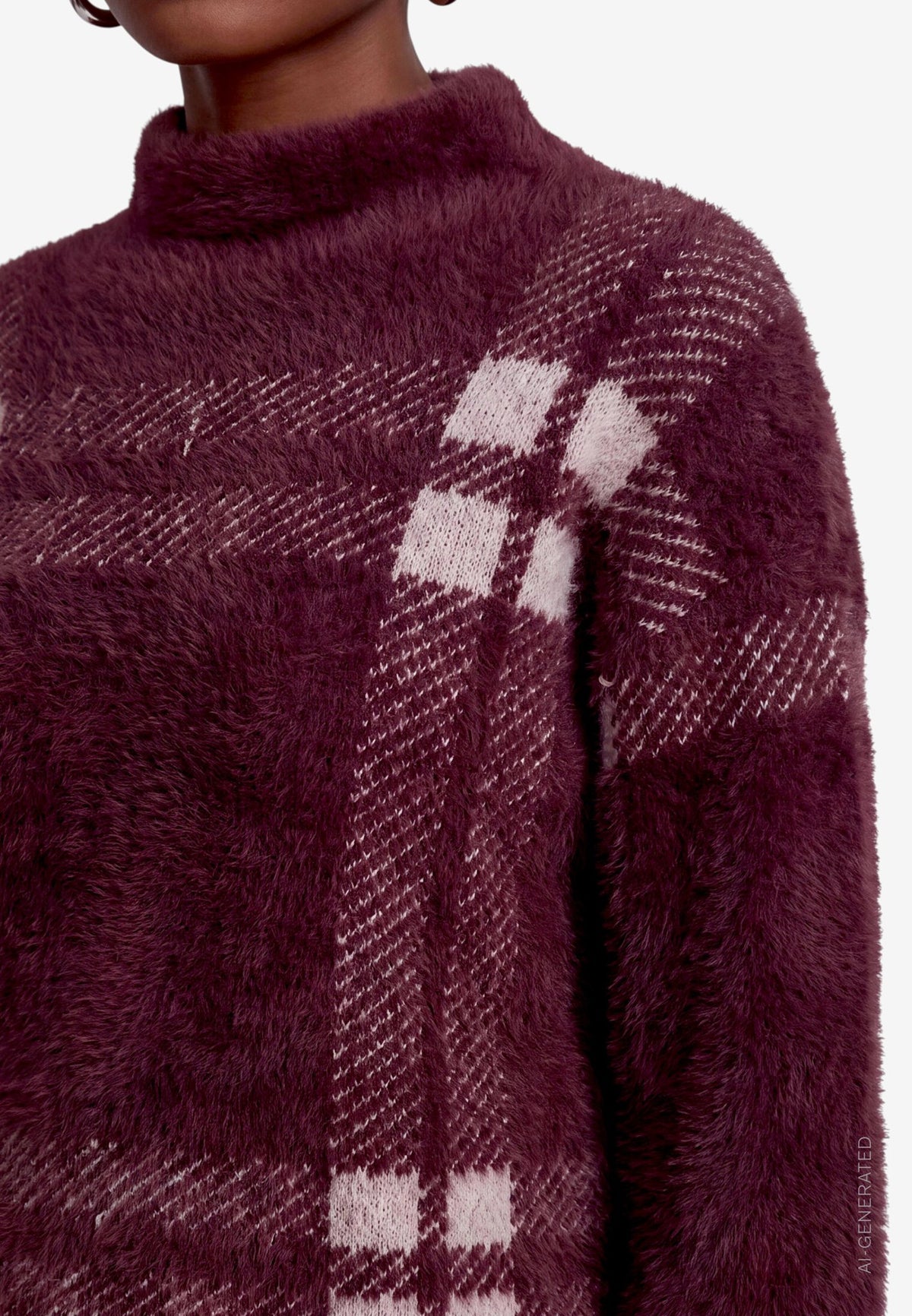Zero Damen Pullover Brown/Beige