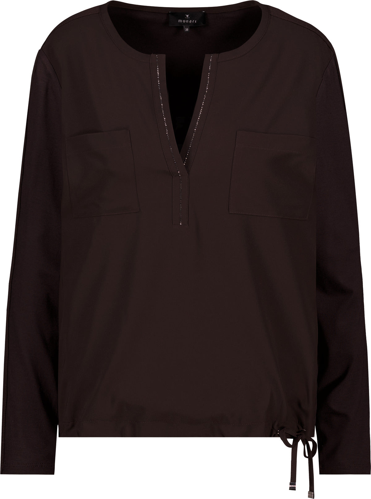 Monari Damen T-Shirts  Black Coffe