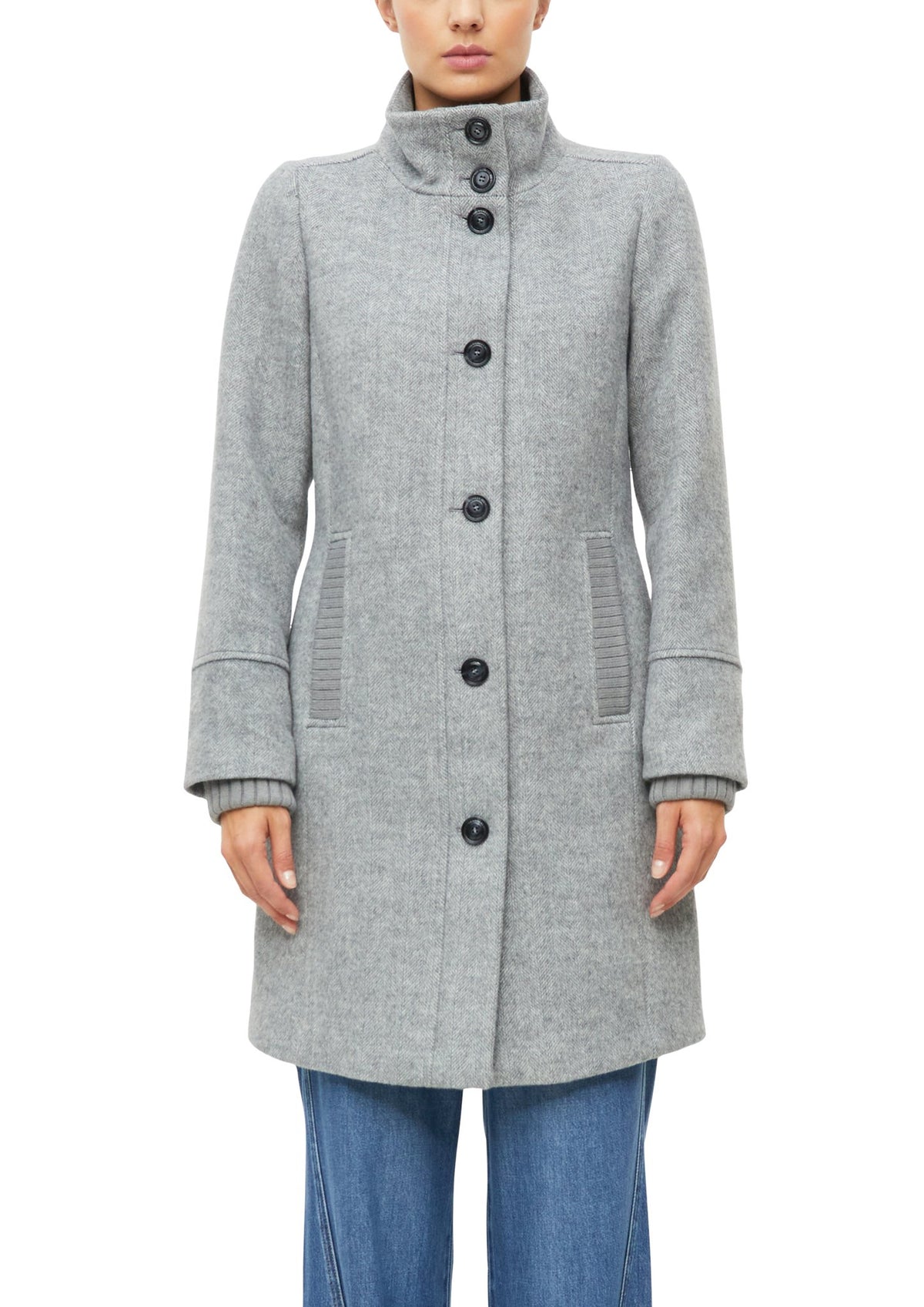 S. Oliver red Damen Mantel Q Grey/Black