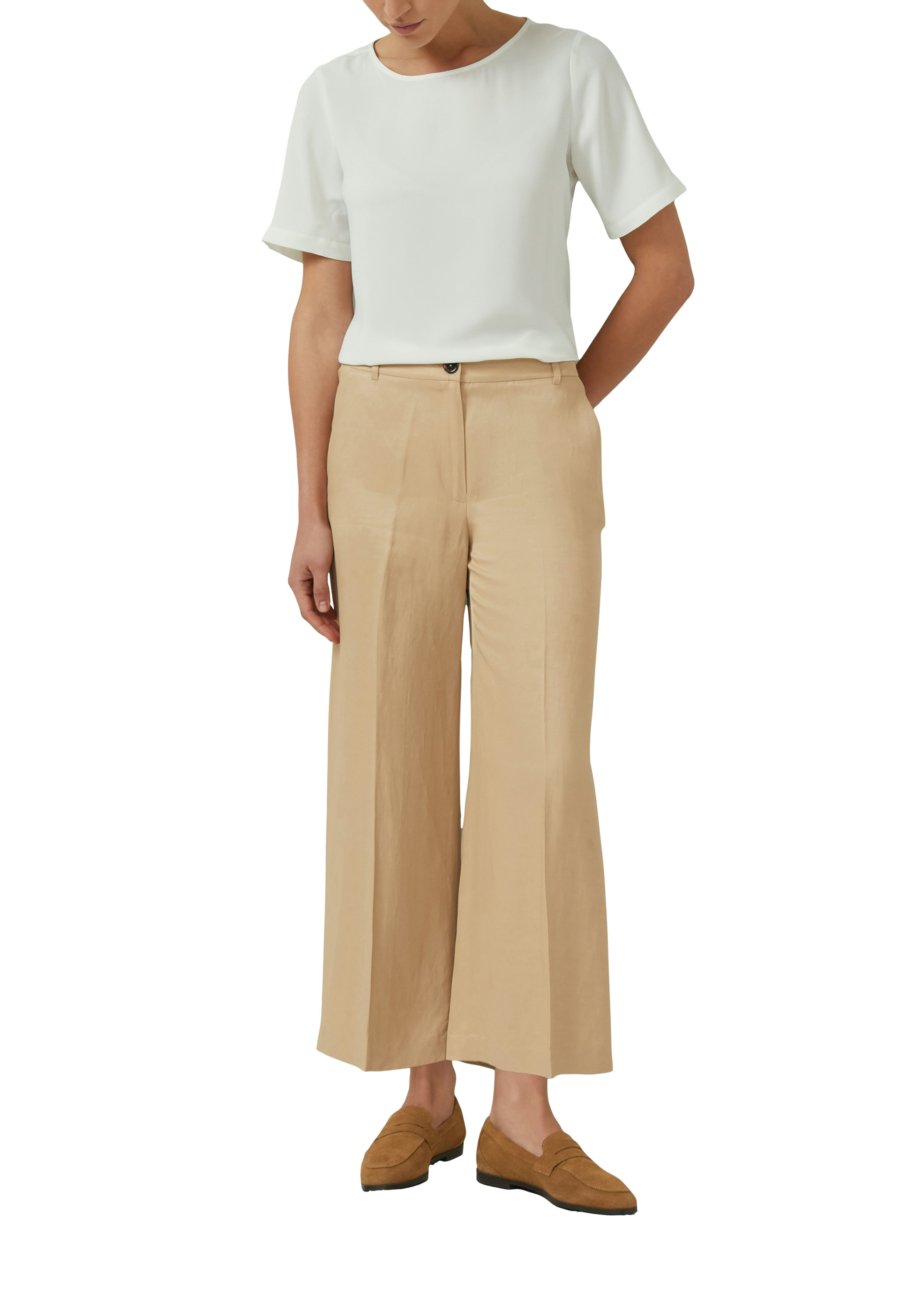 S. Oliver black Damen Hosen Brown