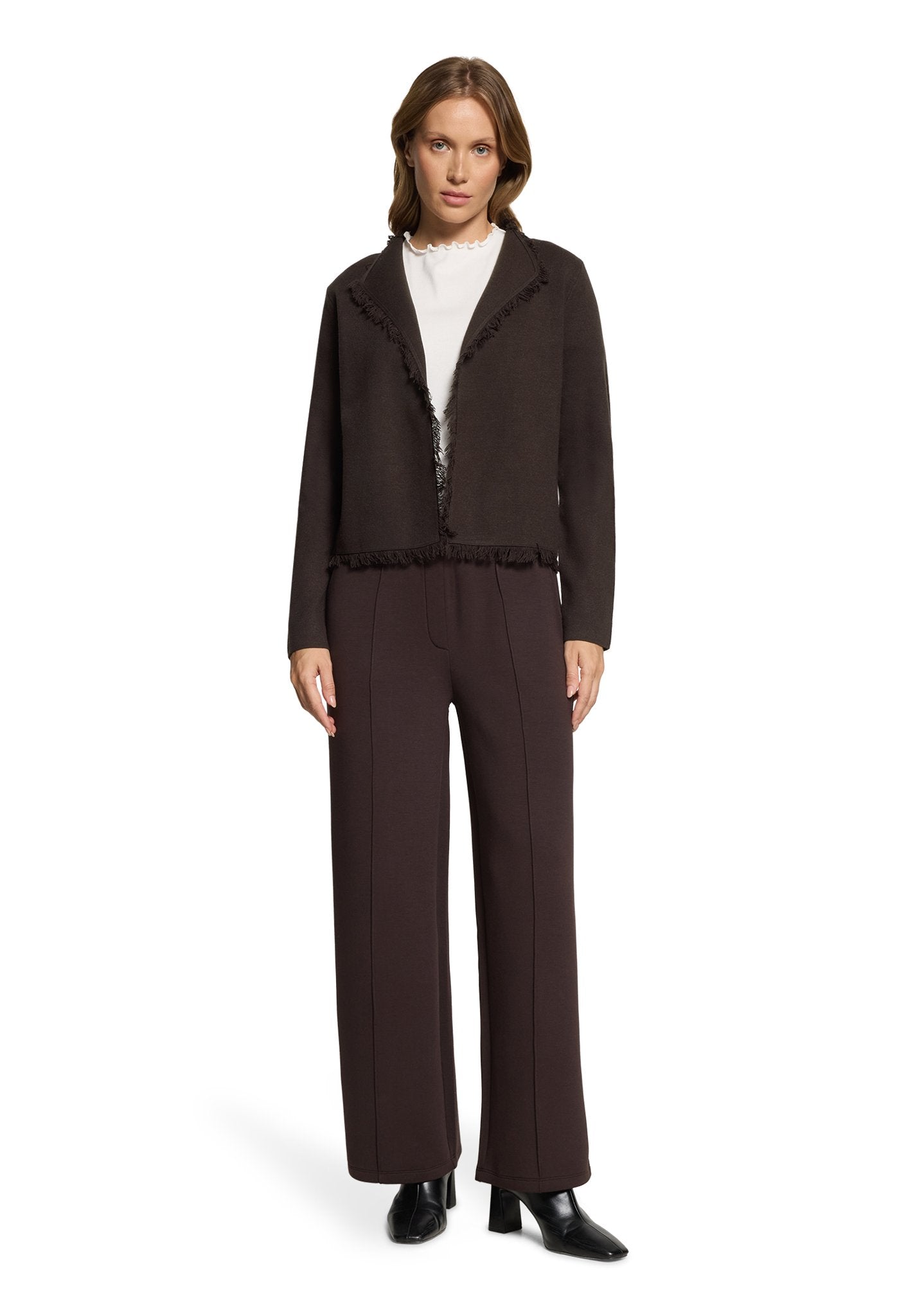 Cartoon Damen Strickjacken Black Coffee