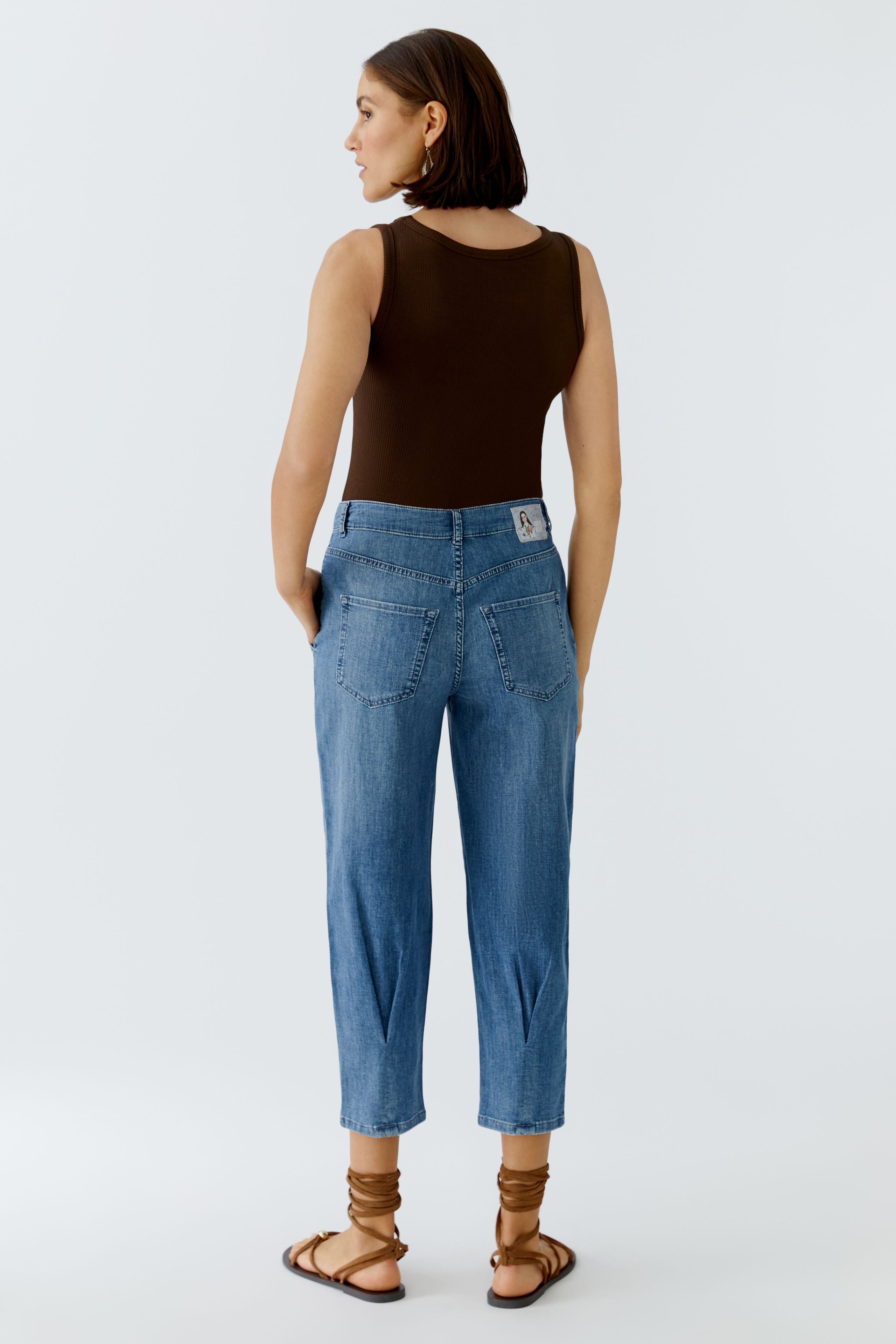 Oui Damen Jeans  Blue