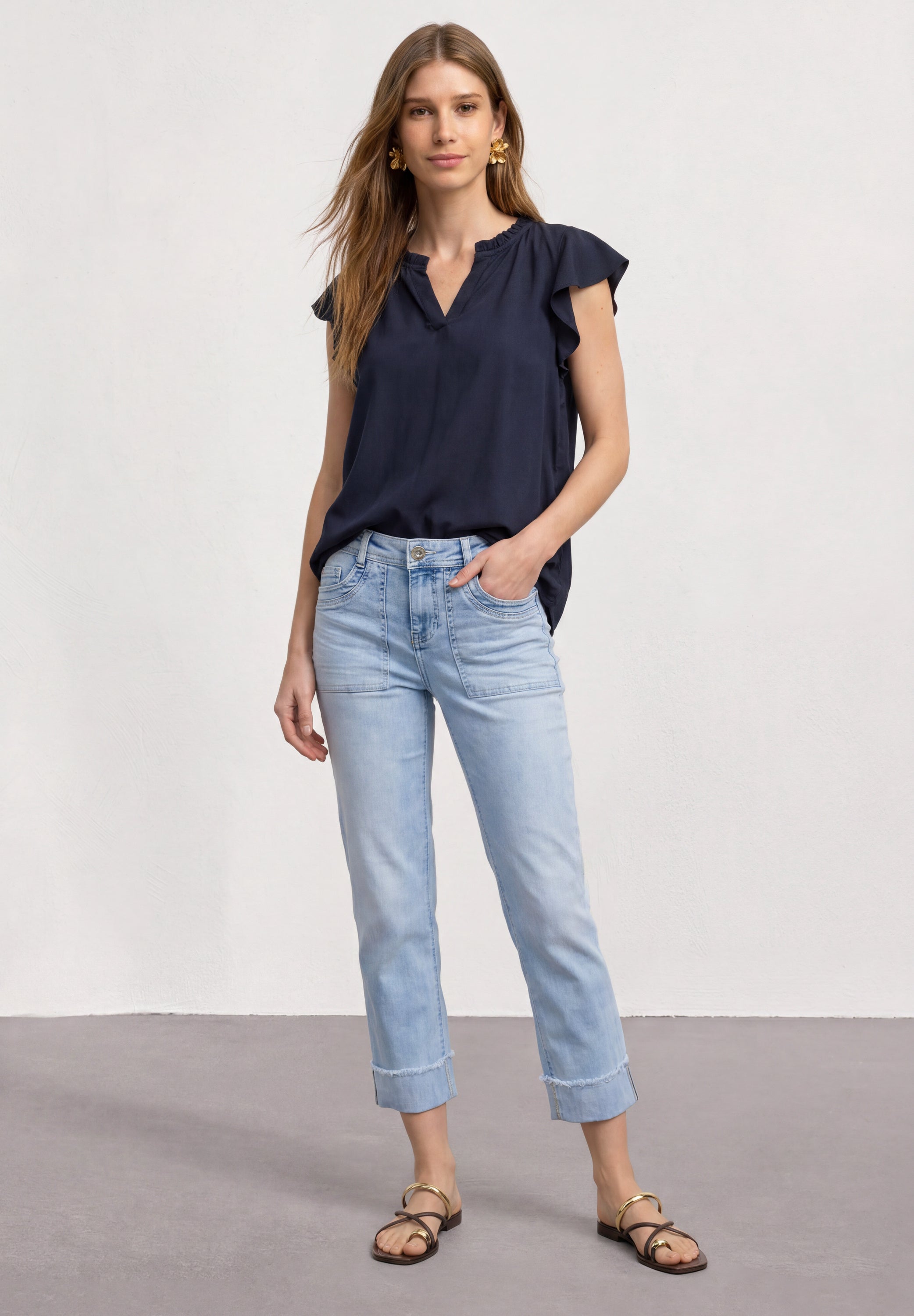 Street One Damen Blusen  Darkest B