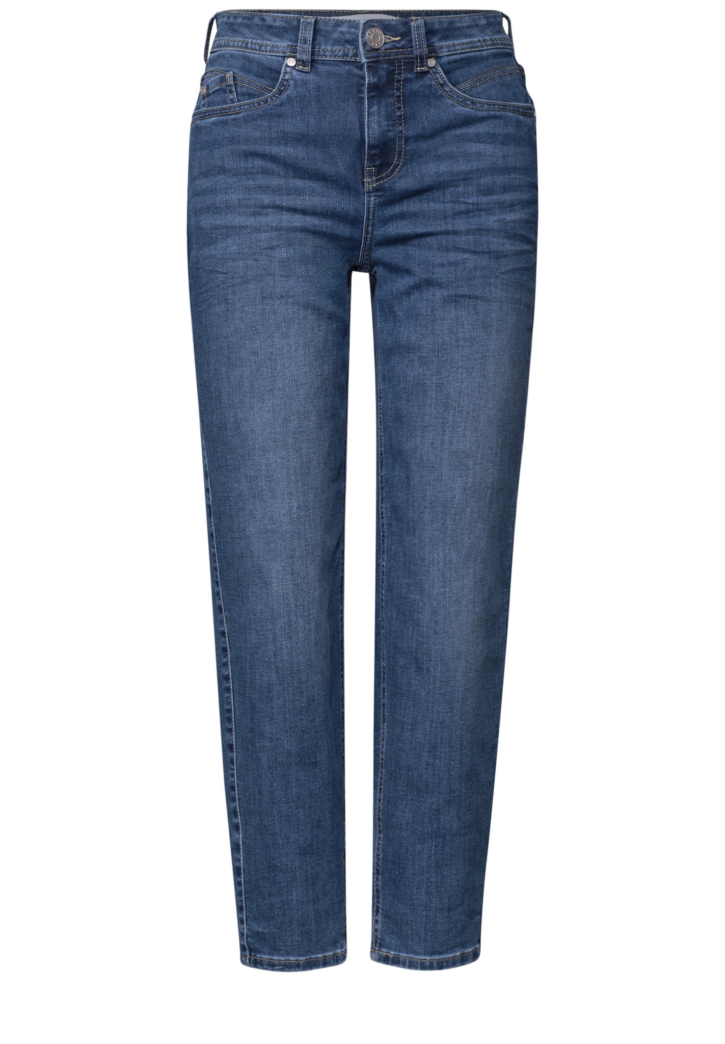 Street One Damen Hosen  Medium Bl
