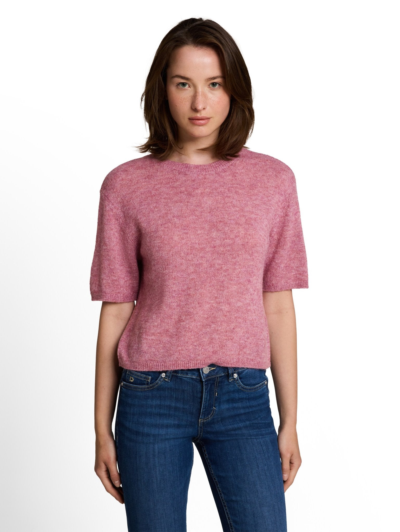 Tom Tailor denim Damen Pullover Dusty Berry Mel