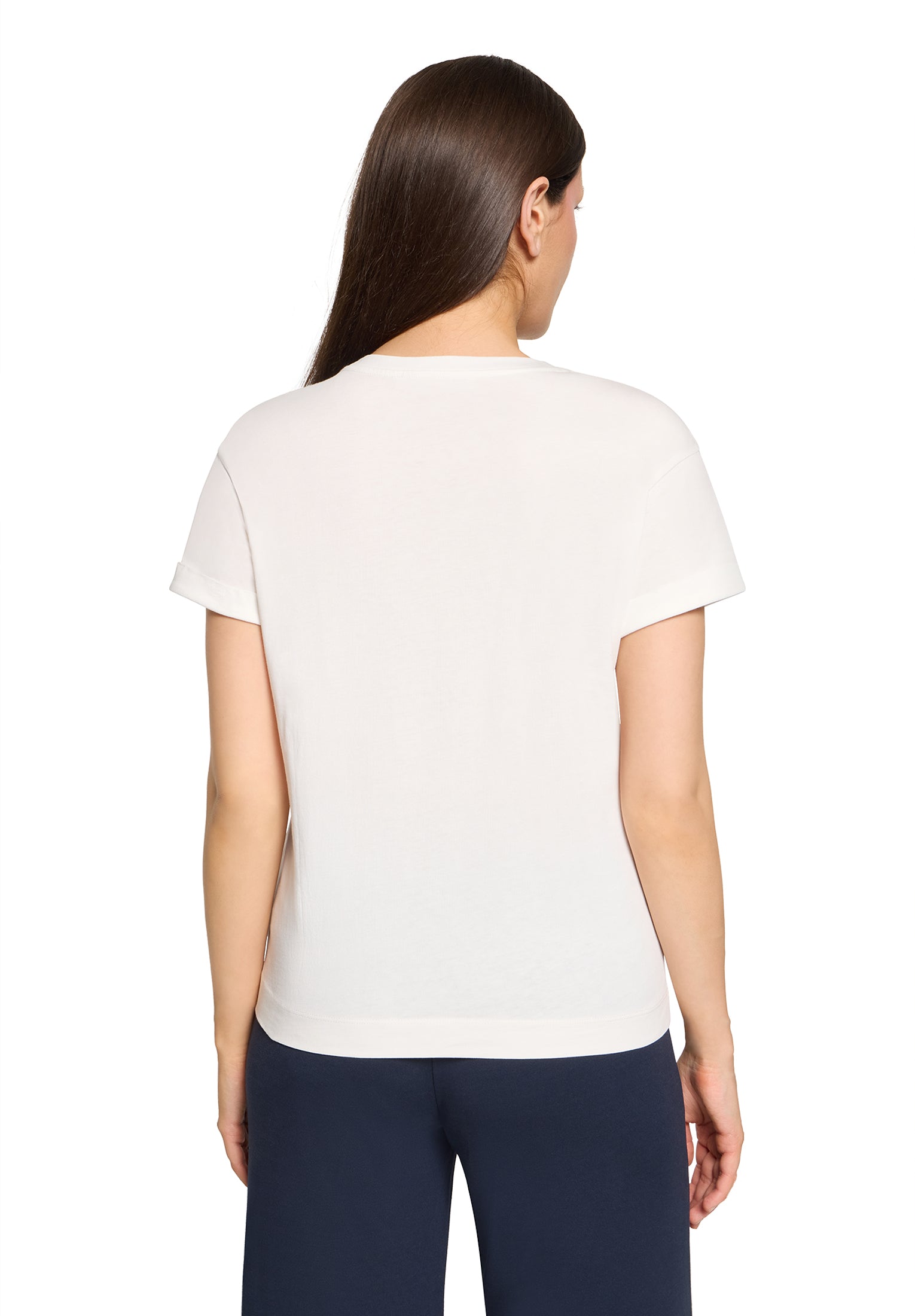 Betty & Co Damen T-Shirts Patch Cream/Bro