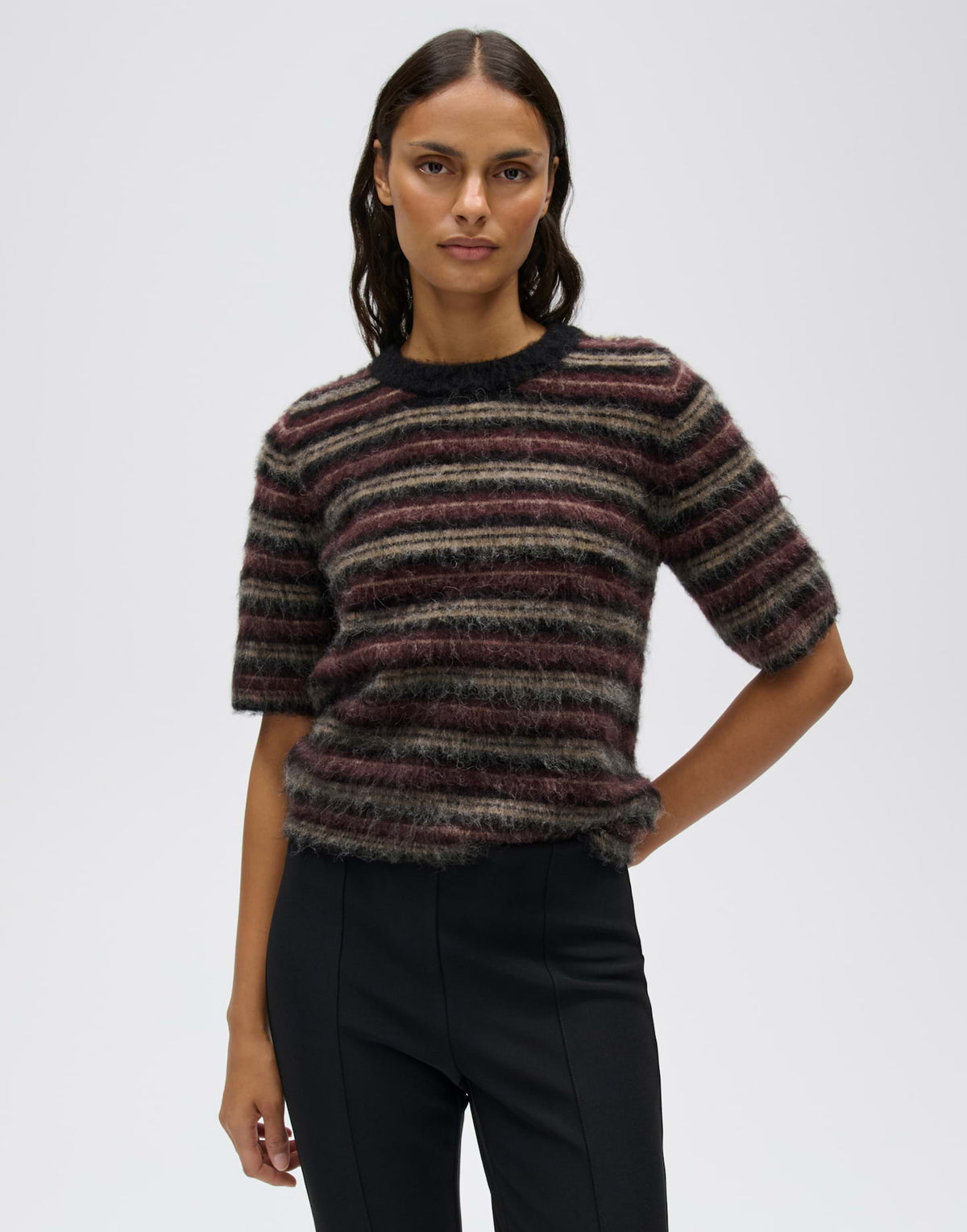 Opus Damen Pullover Cherry Jam