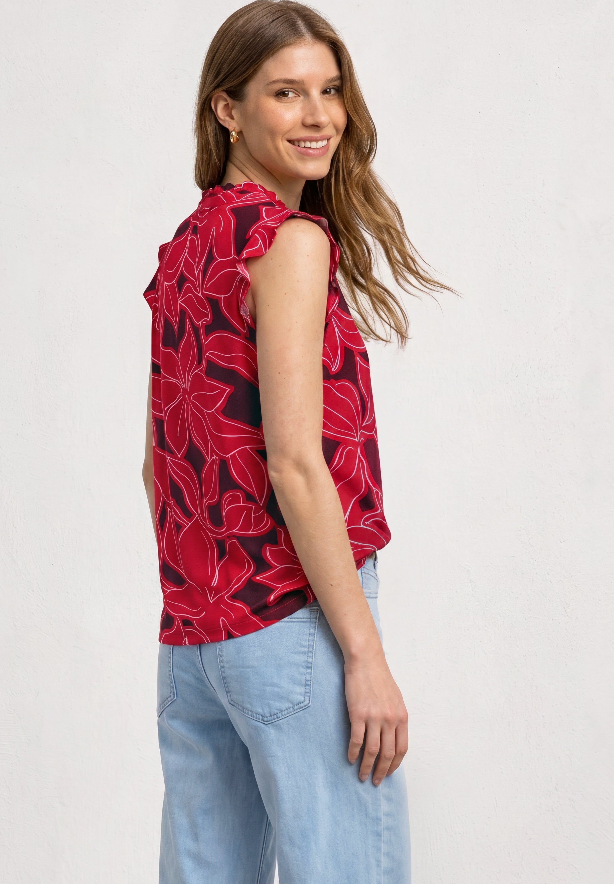 Street One Damen T-Shirts  Salsa Red