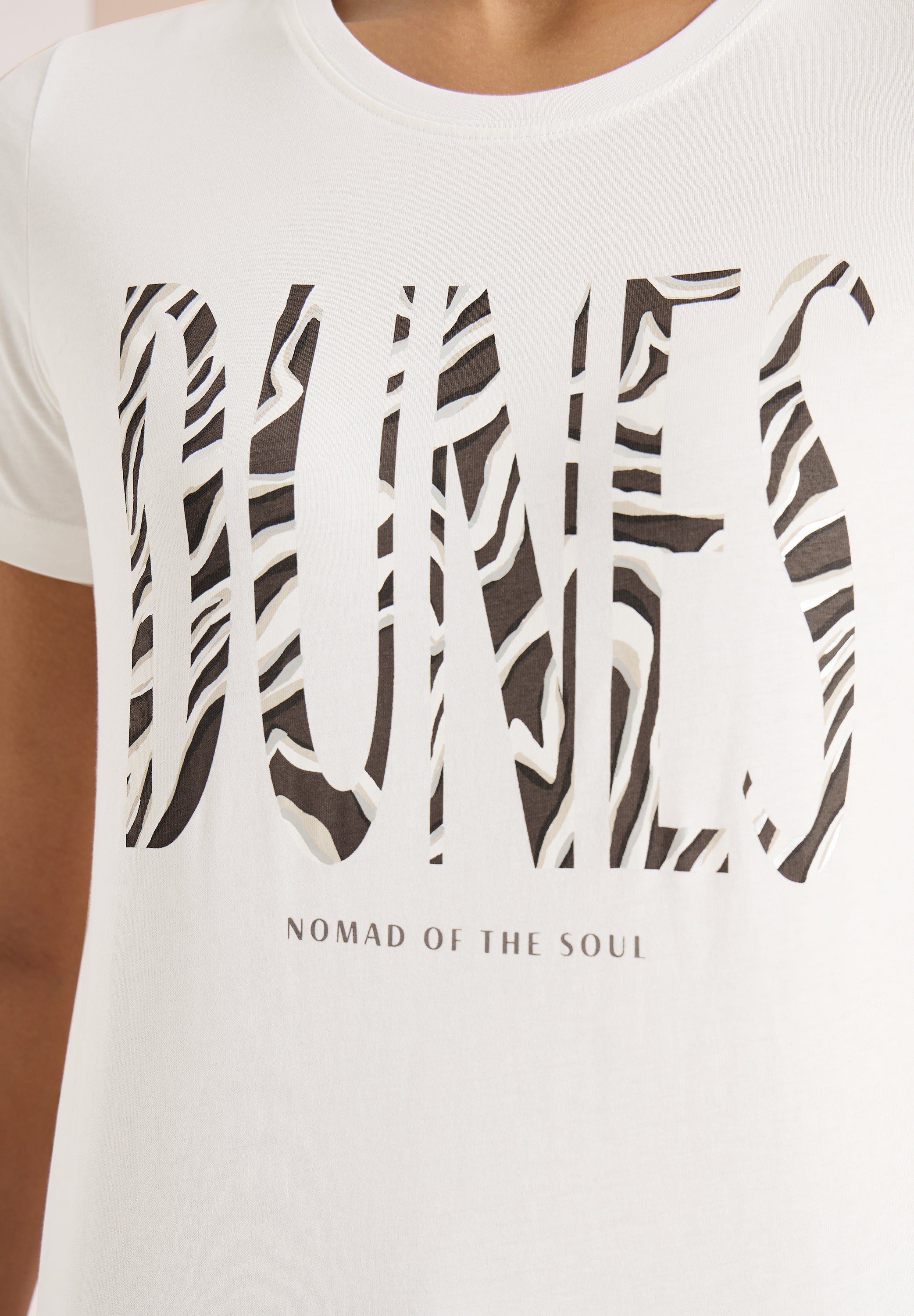 Cecil Damen T-Shirts Vanilla W