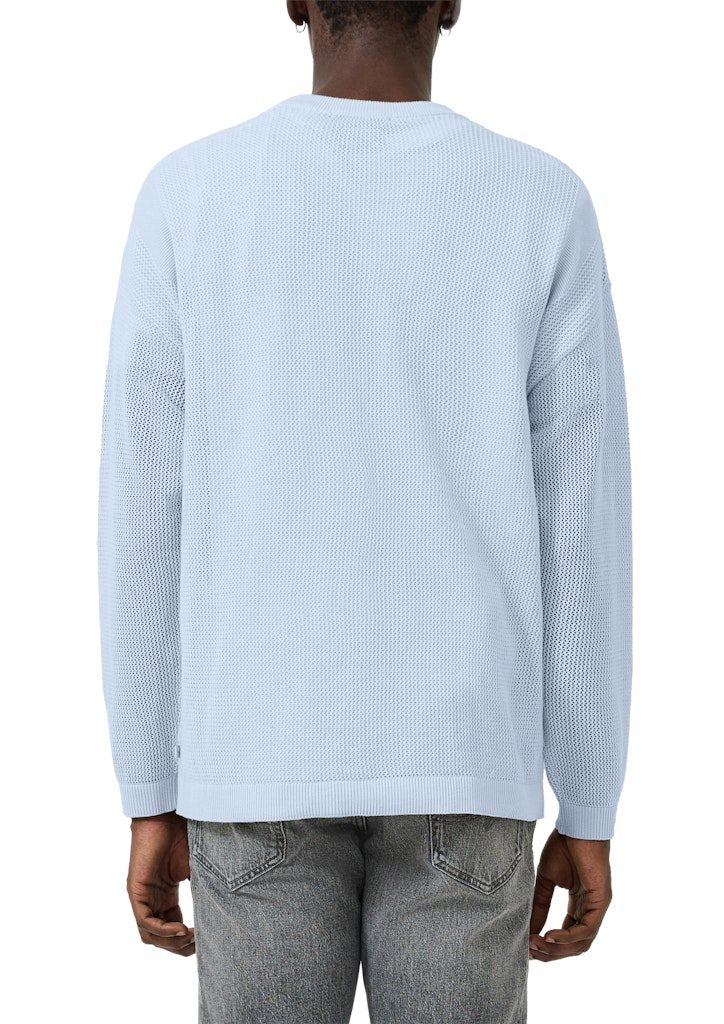 QS by S.Oliver Herren Pullover Blue