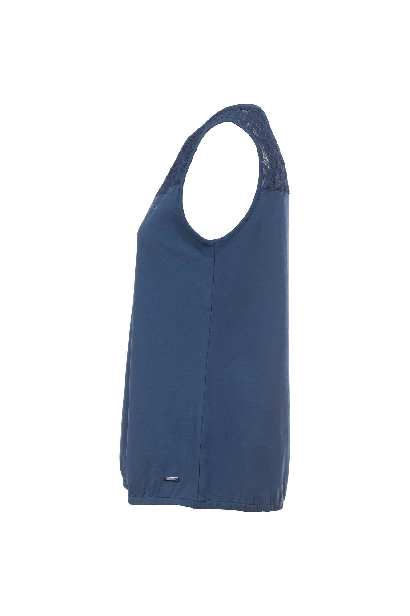 Soquesto Damen Tops Rauchblau