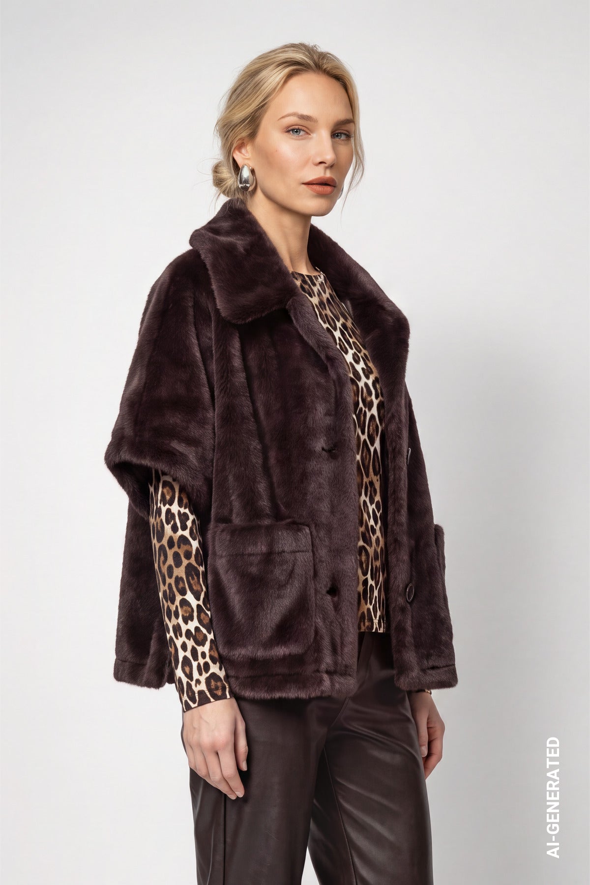 Monari Damen Jacken Black Coffe