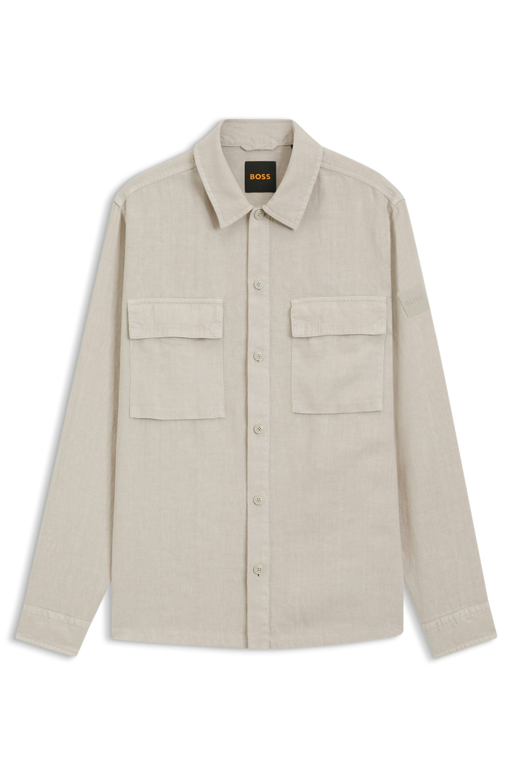 Boss Orange Herren Hemden  Open Grey