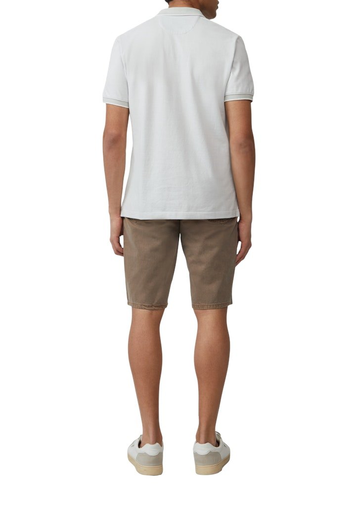 S. Oliver red Herren Polo-Shirts White