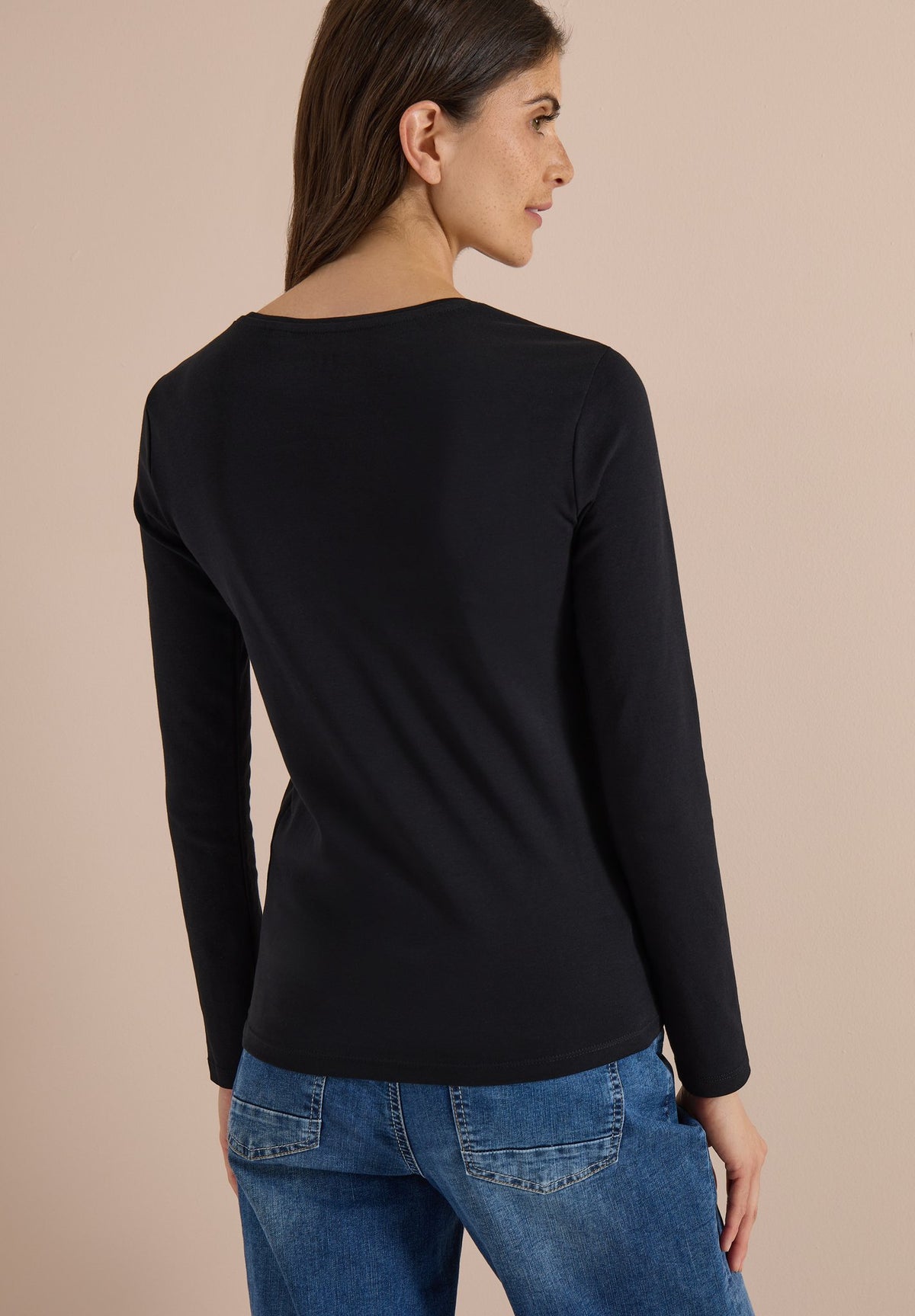 Cecil Damen T-Shirts Black