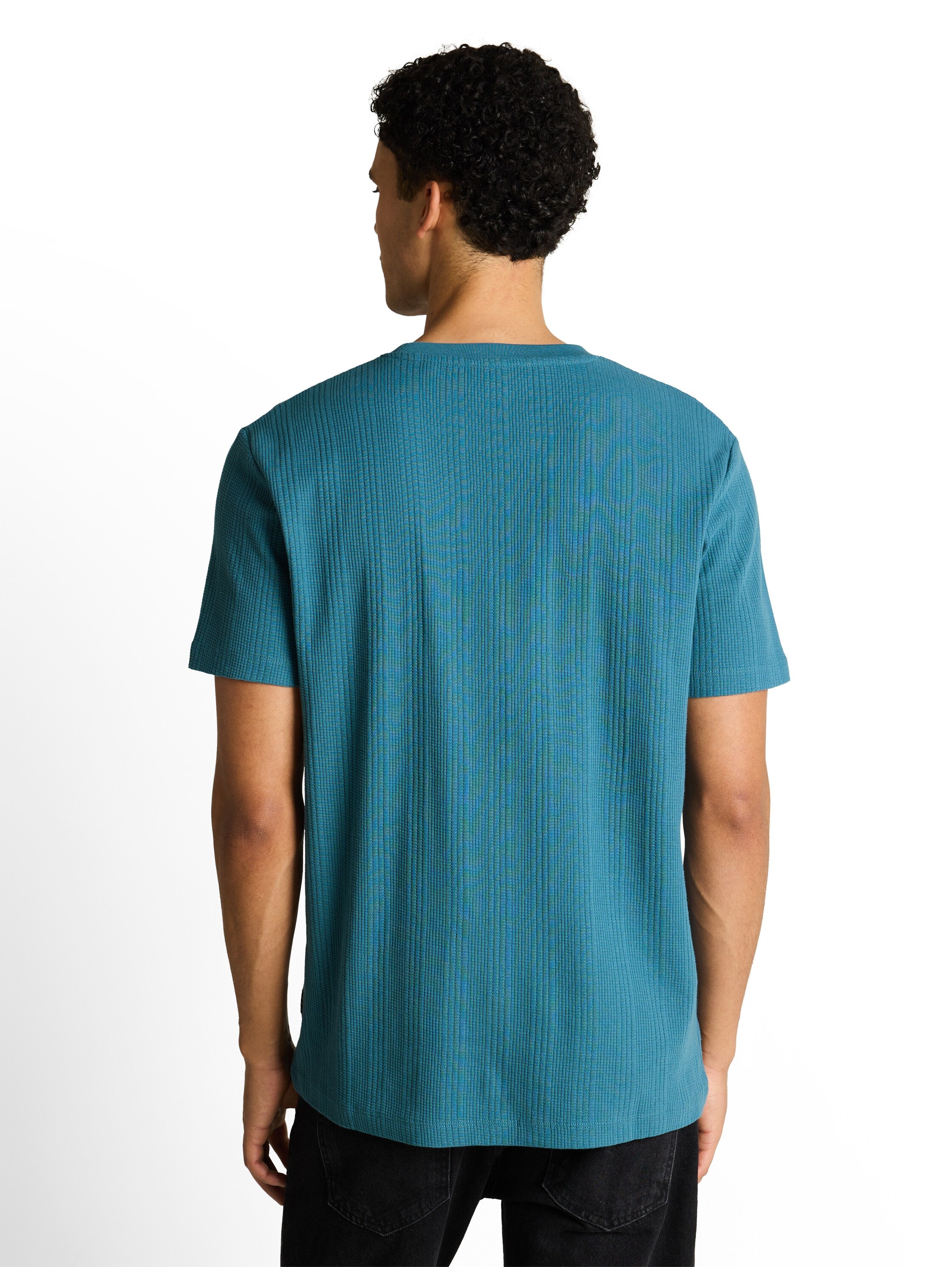 Tom Tailor denim Herren T-Shirts kurz Classic Dust Bl