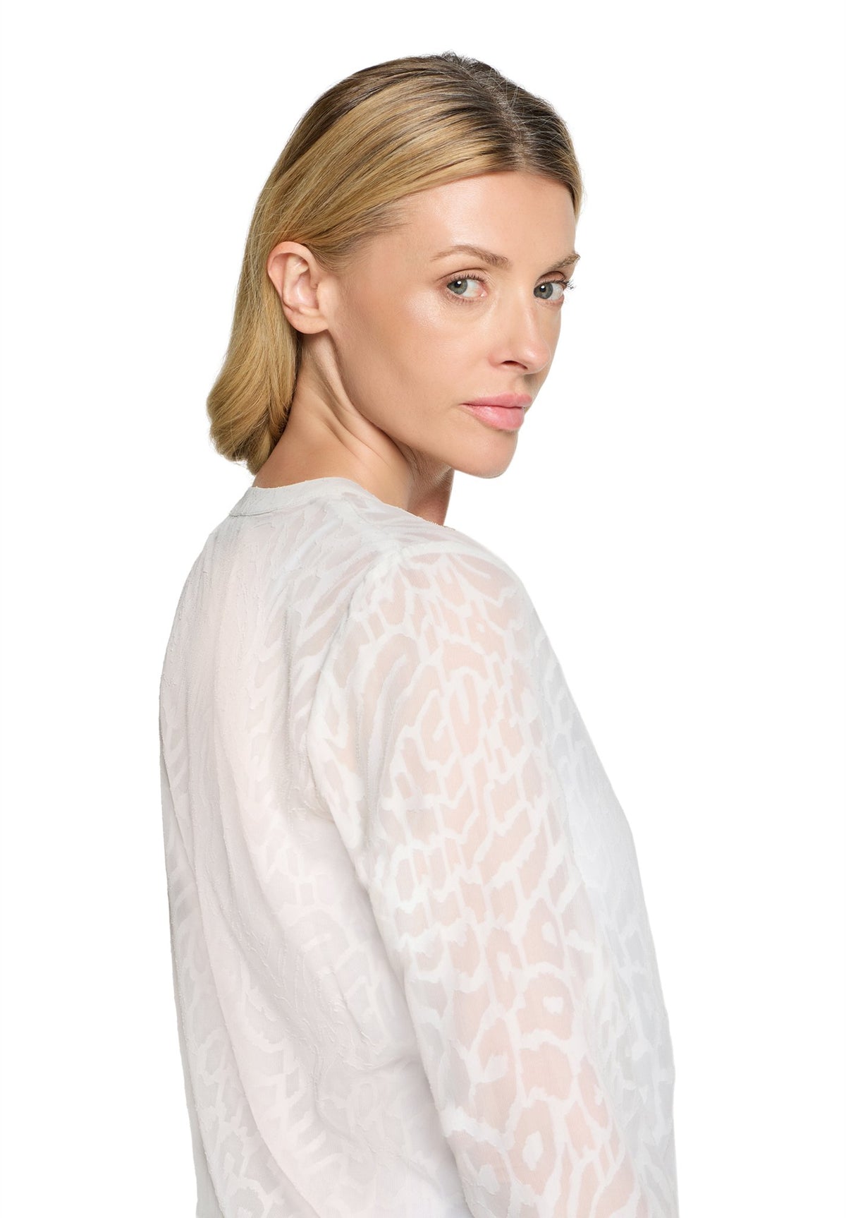 Betty & Co Damen Blusen kurz White Sand