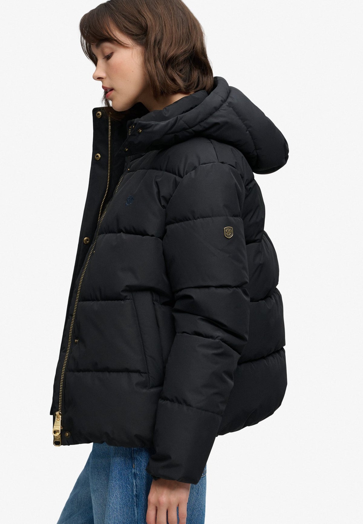Superdry Damen Jacken A Black