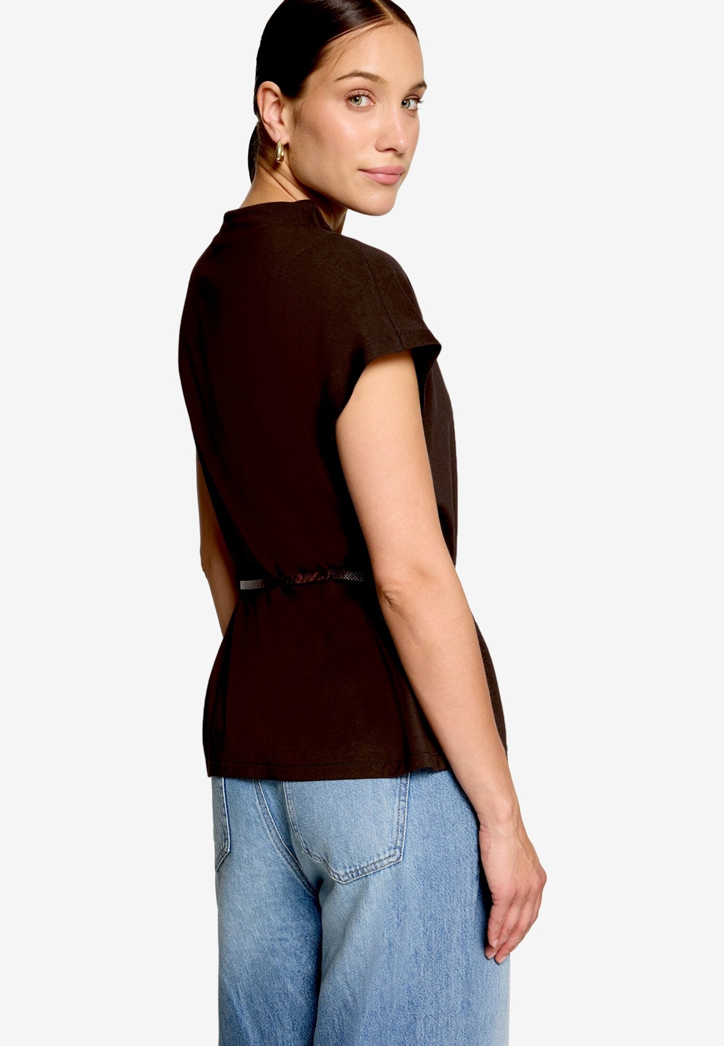 Zero Damen T-Shirts Chocolate Plum