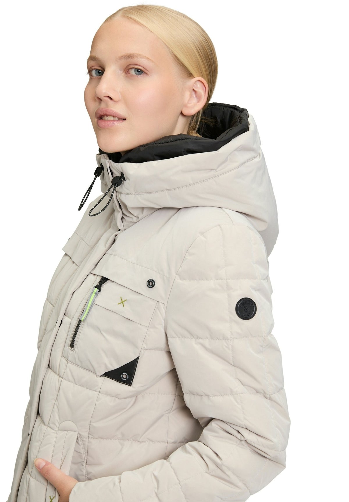 Amber & June Damen Jacken Silver Clo