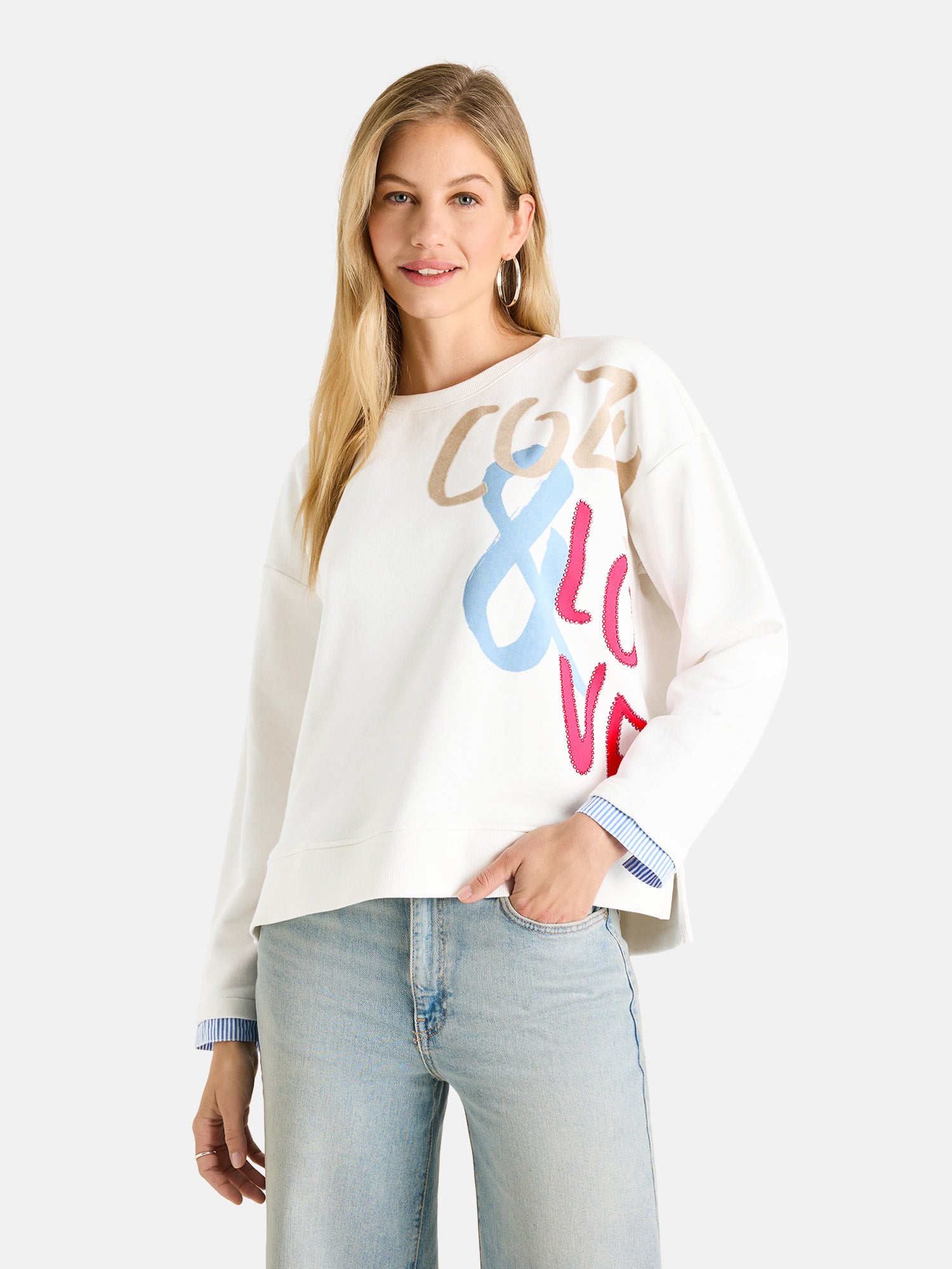 Lieblingsstück Damen Sweatshirts  Offwhite