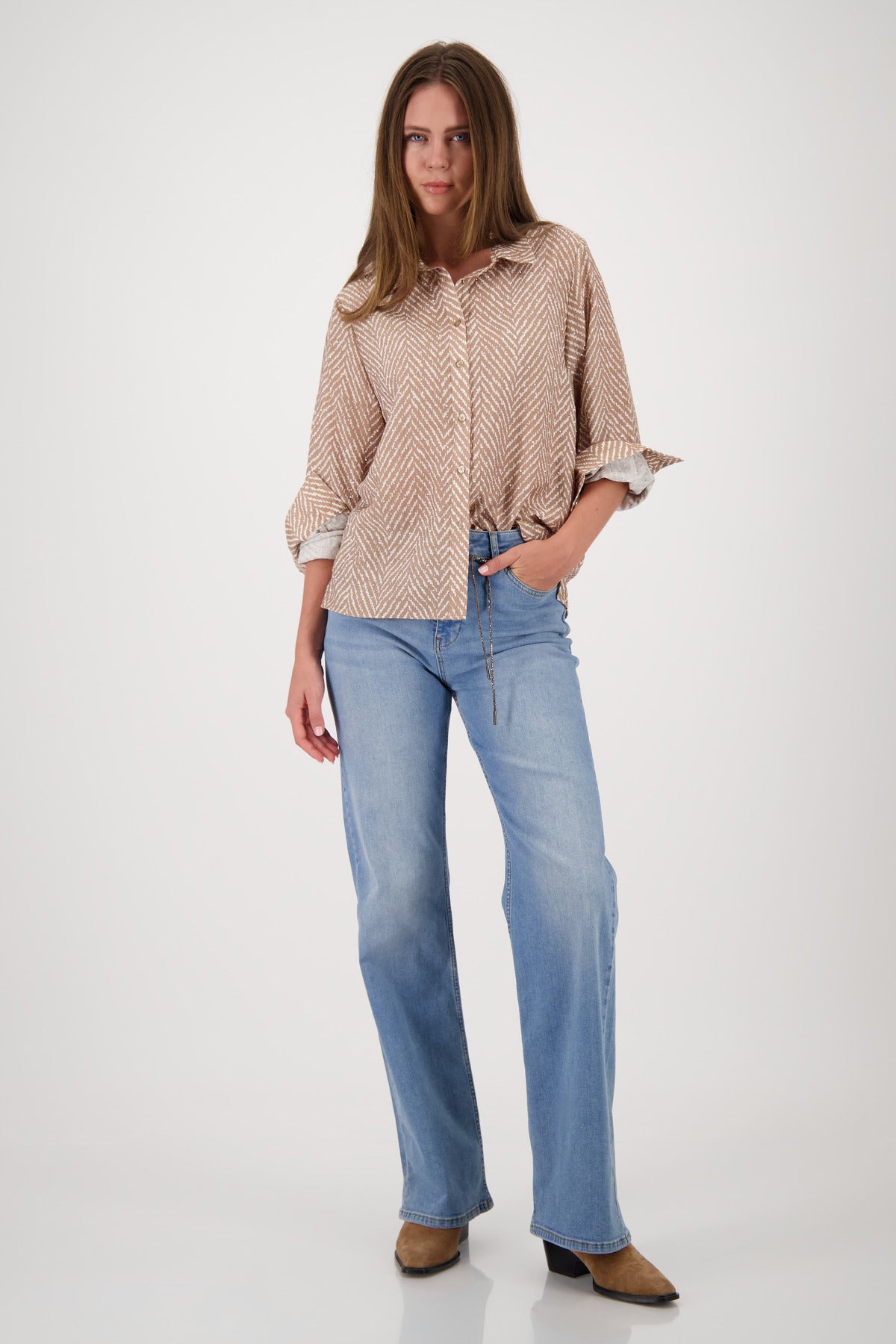 Monari Damen Blusen Brown Sugar