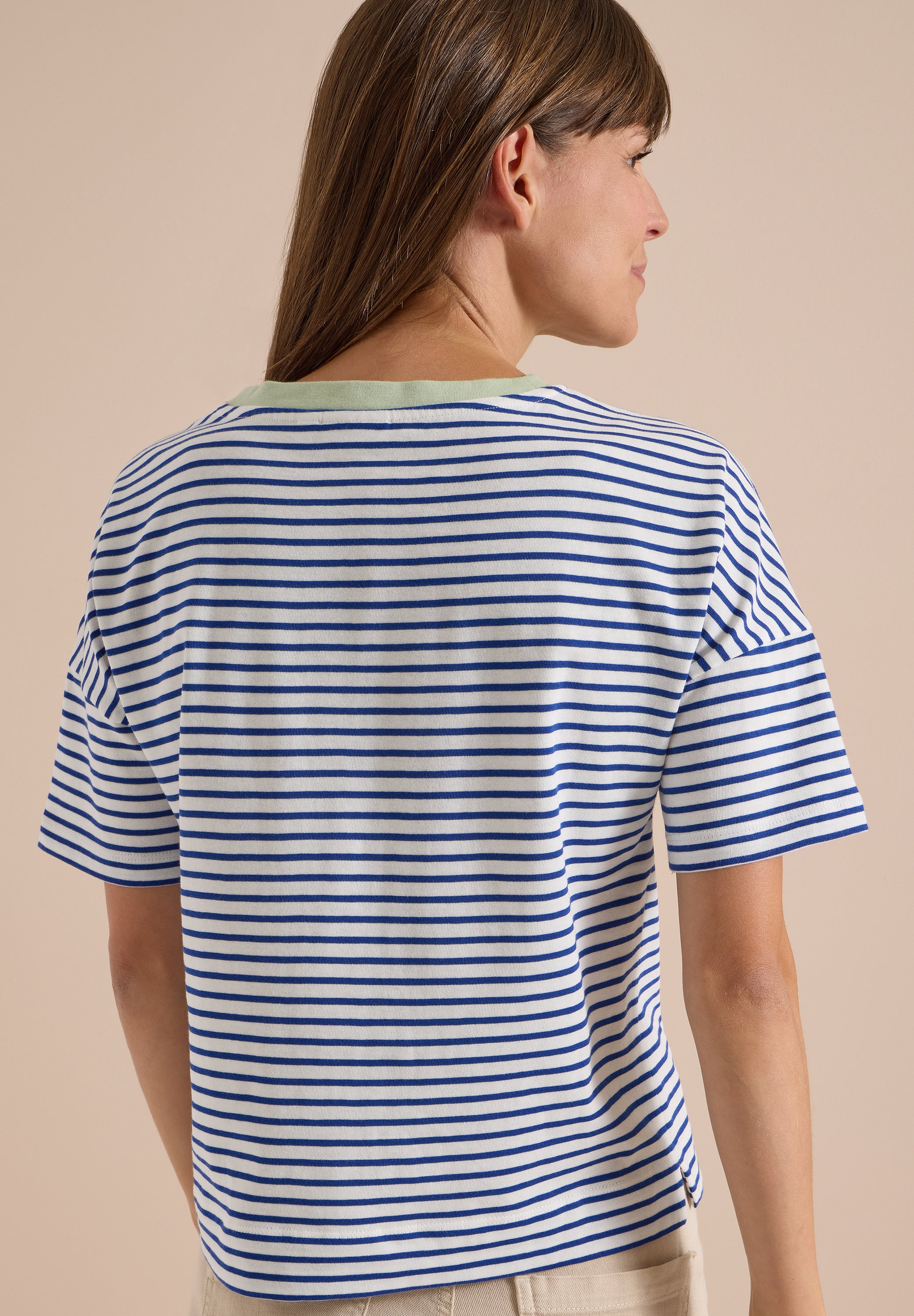 Cecil Damen T-Shirts  Deep Rive