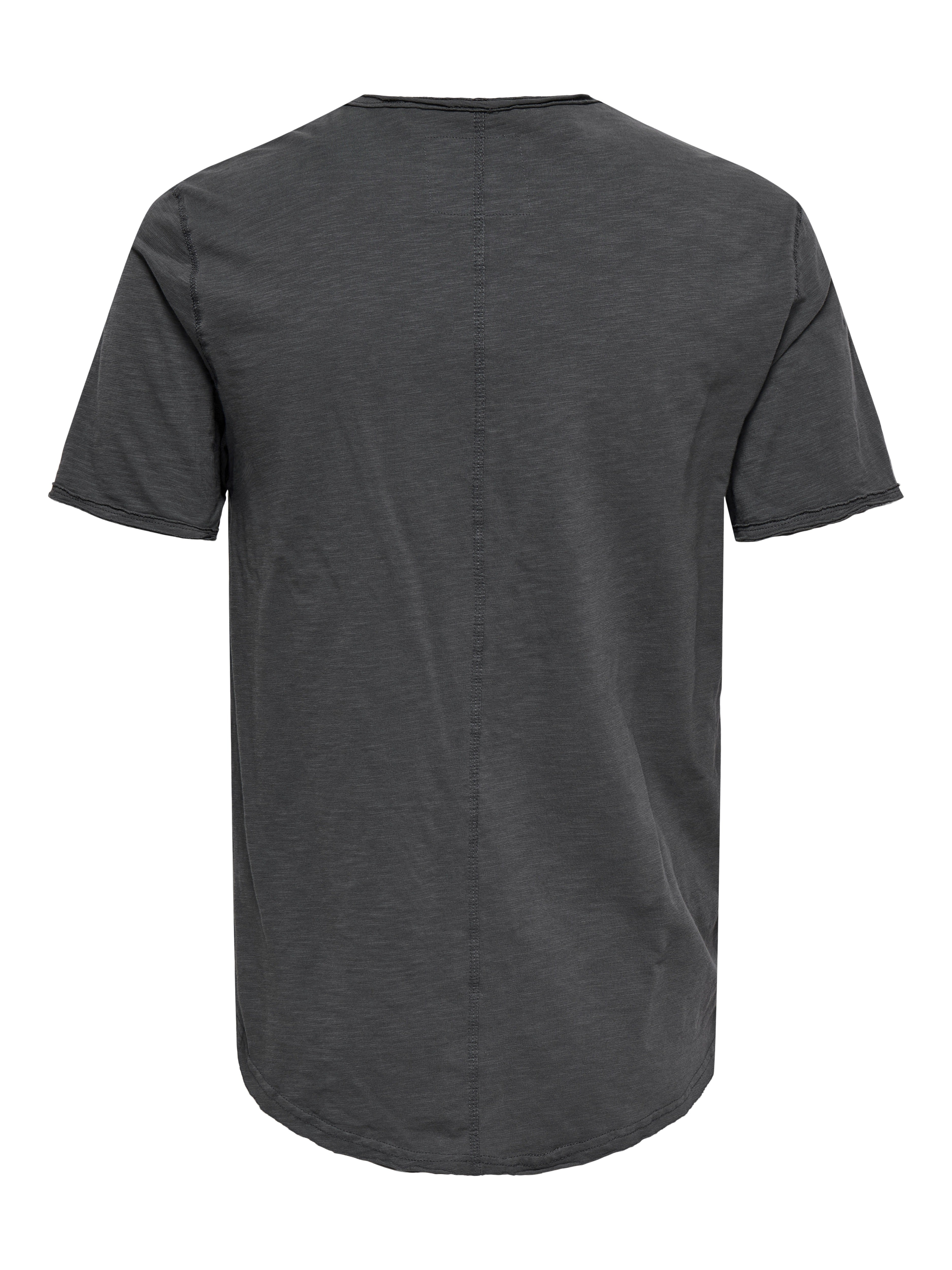 Only & Sons Herren T-Shirts kurz Grey Pinstripe