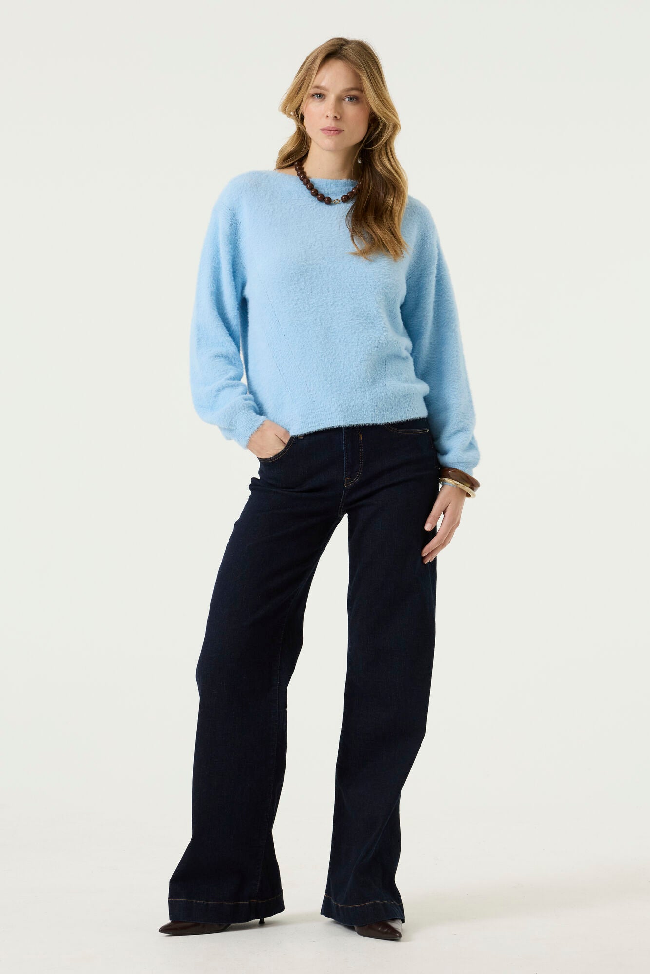 Garcia Damen Strickjacken Breeze Blue